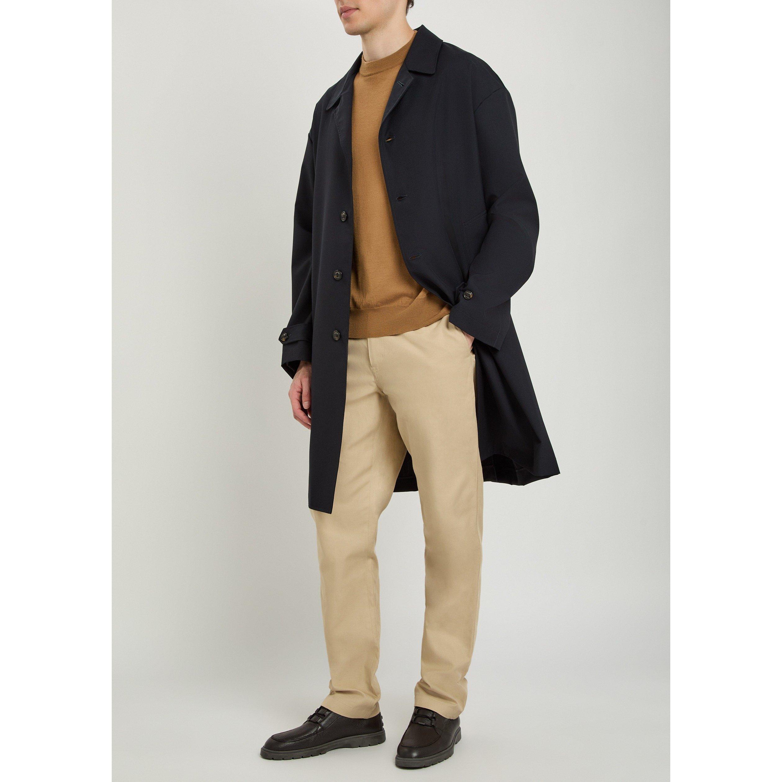 NAVY - Valstar - Men's Clarke Viscose Overcoat - 5