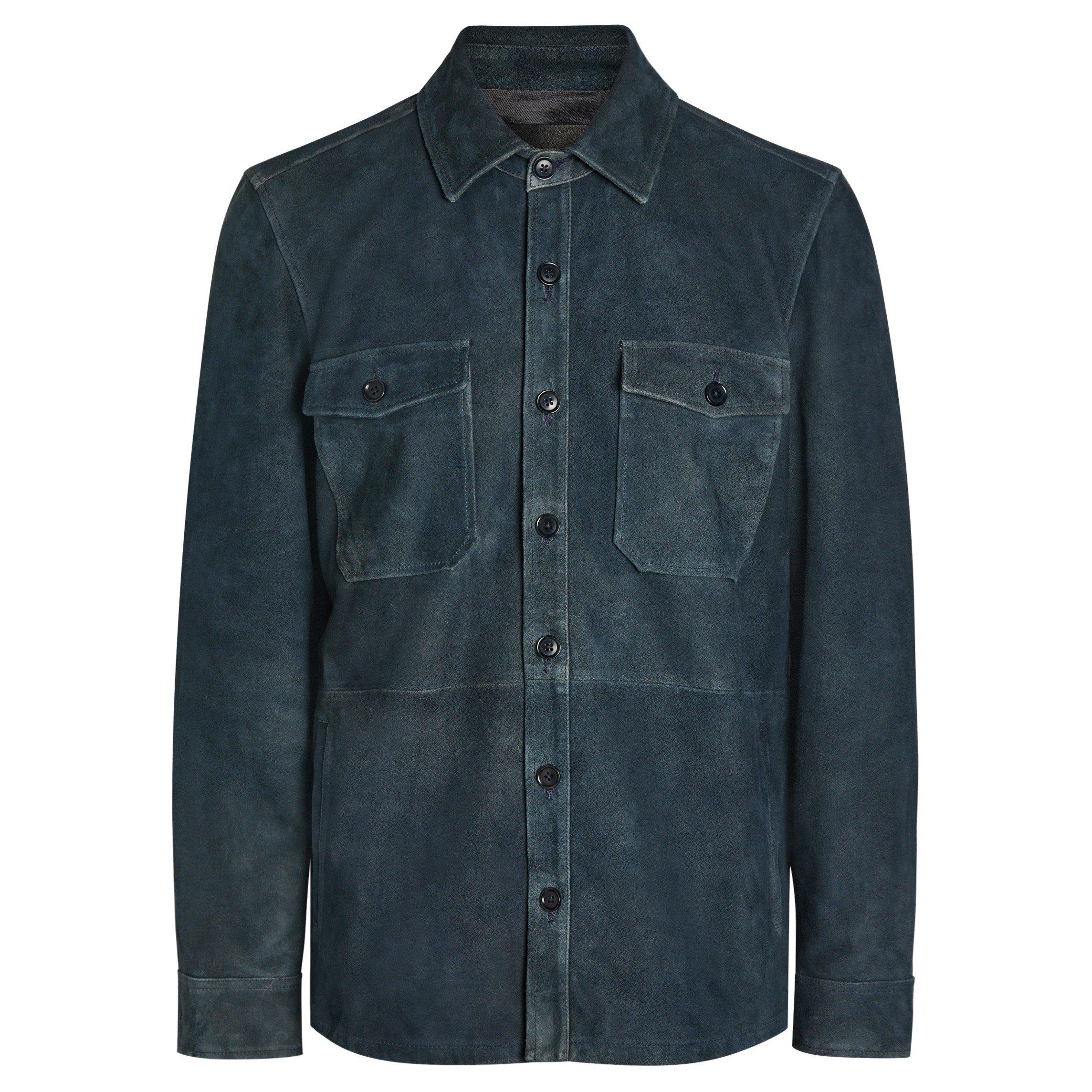 NAVY - Paige - Men's Peyman Suede Jacket - 1