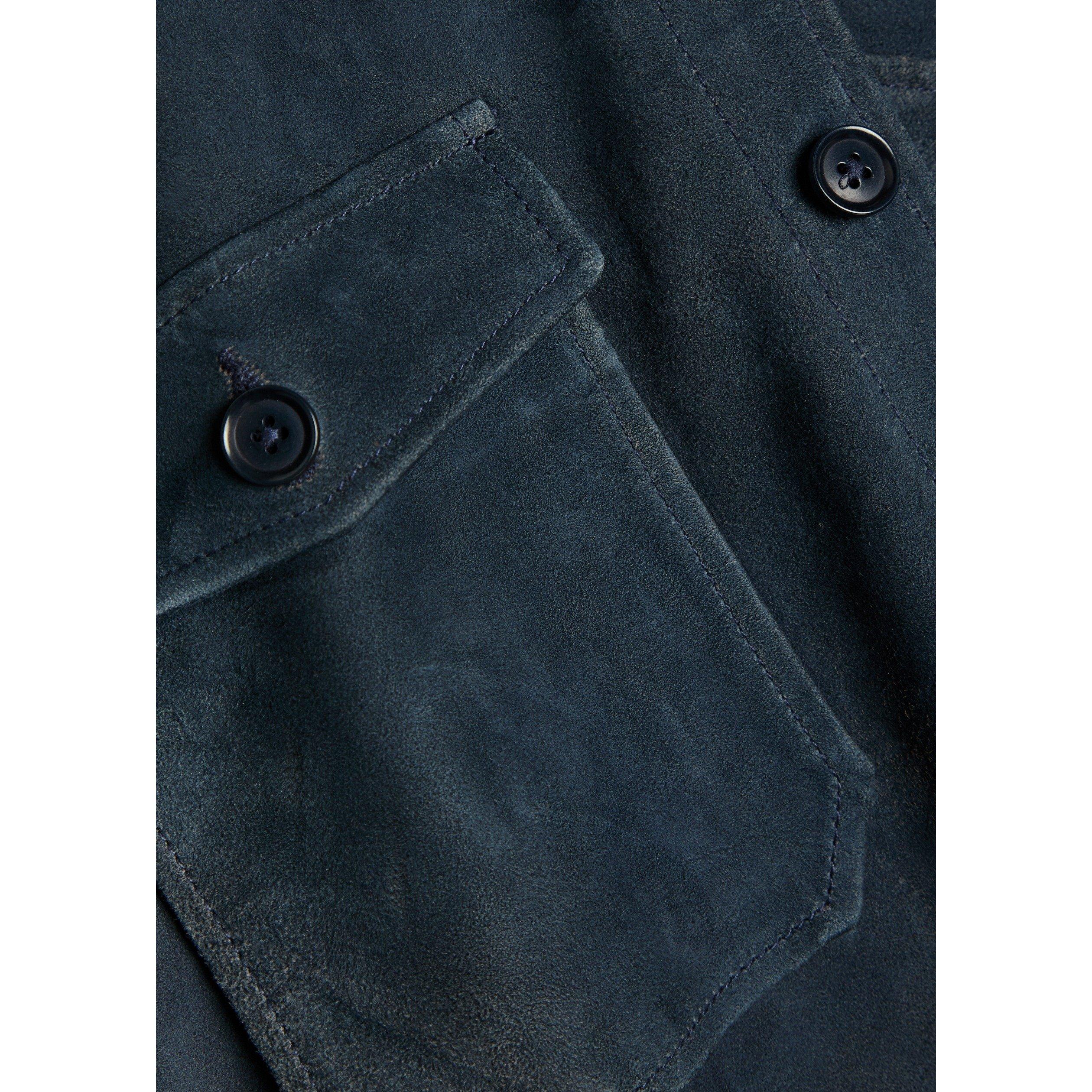 NAVY - Paige - Men's Peyman Suede Jacket - 4