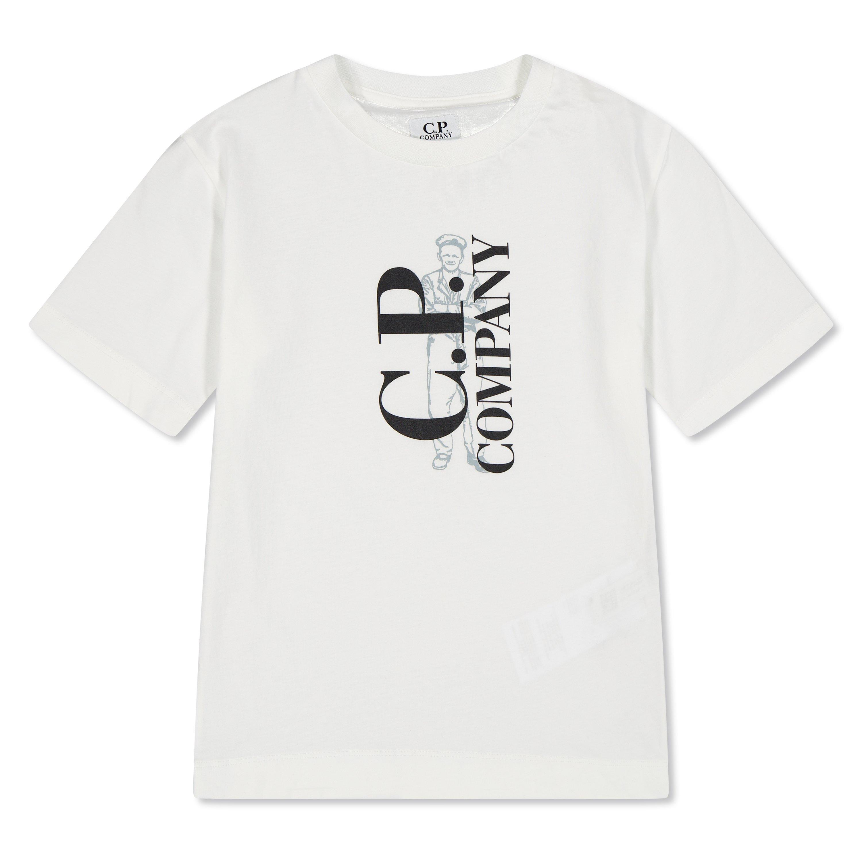CP Company Kids' Front Logo Regular Fit T-Shirt