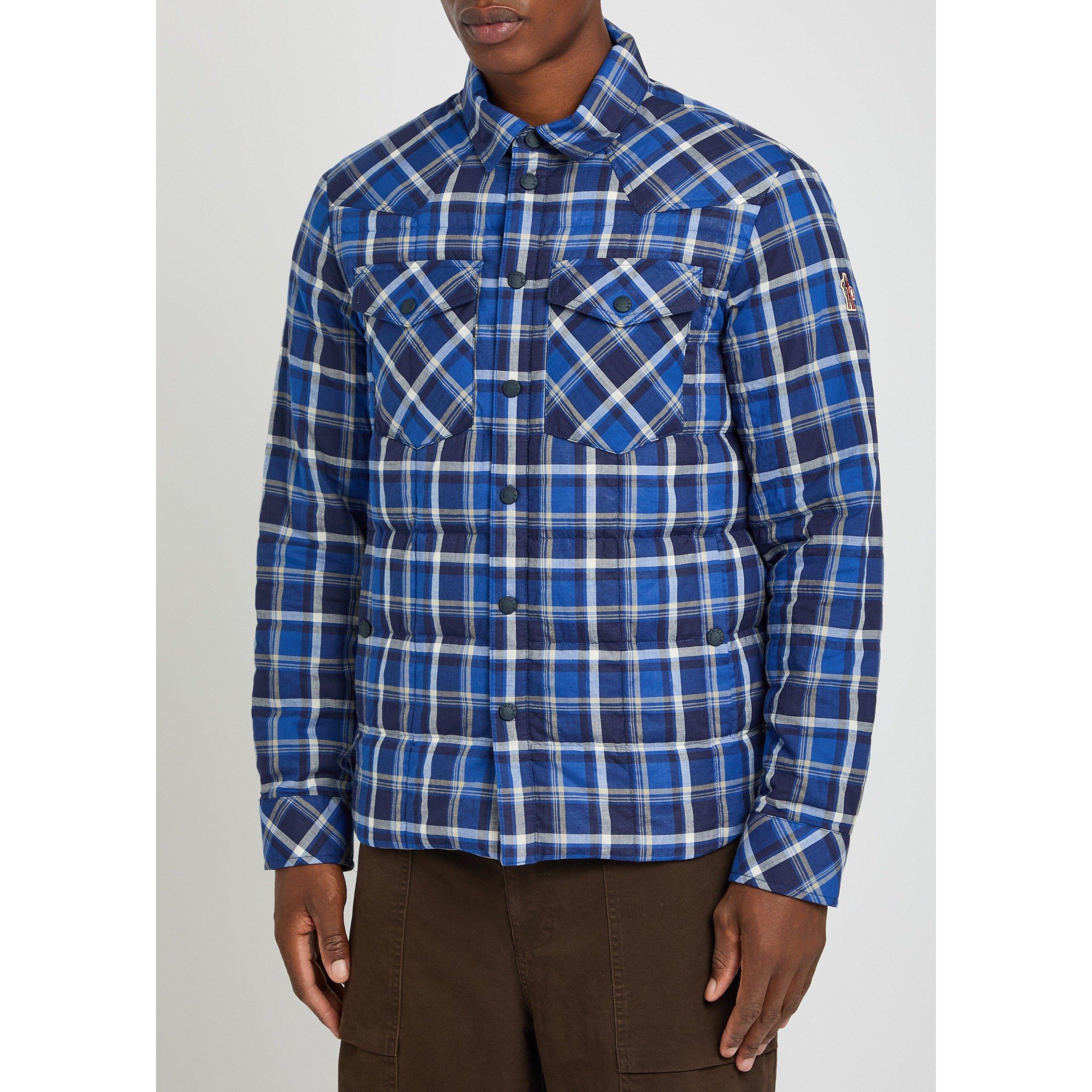 BLUE AND OTHER - Moncler Grenoble - MG CHECK SHIRT LS - 2