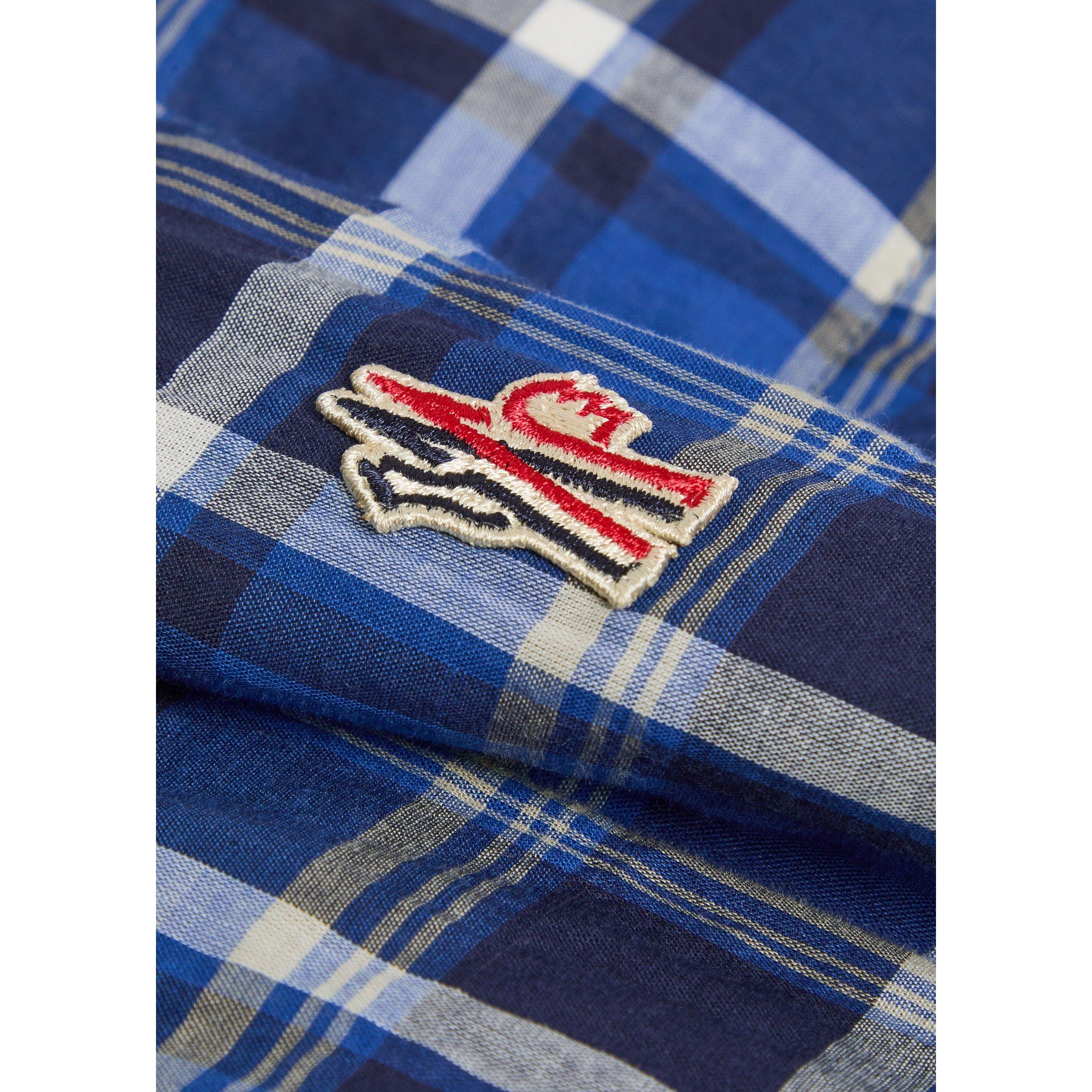 BLUE AND OTHER - Moncler Grenoble - MG CHECK SHIRT LS - 4
