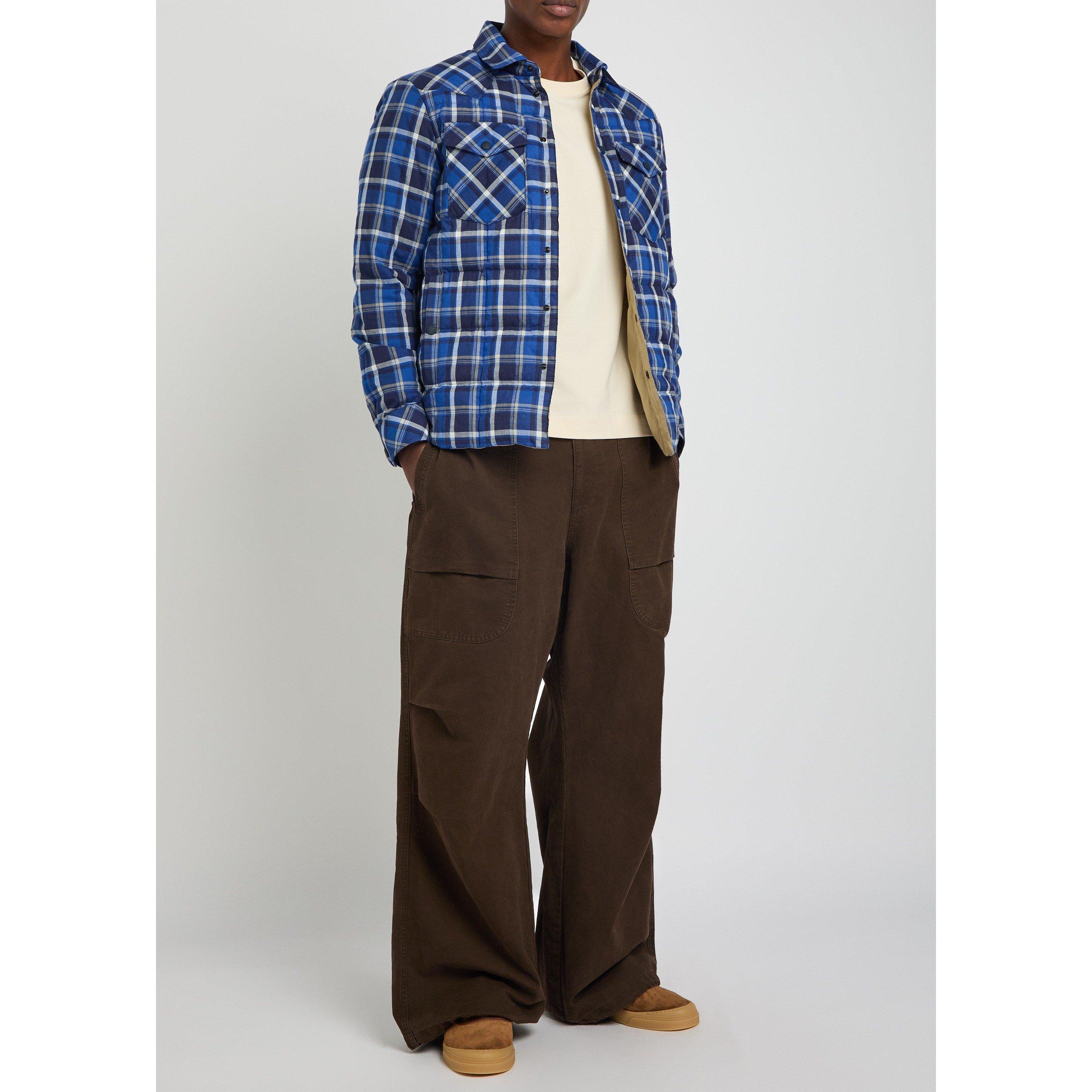 BLUE AND OTHER - Moncler Grenoble - MG CHECK SHIRT LS - 5
