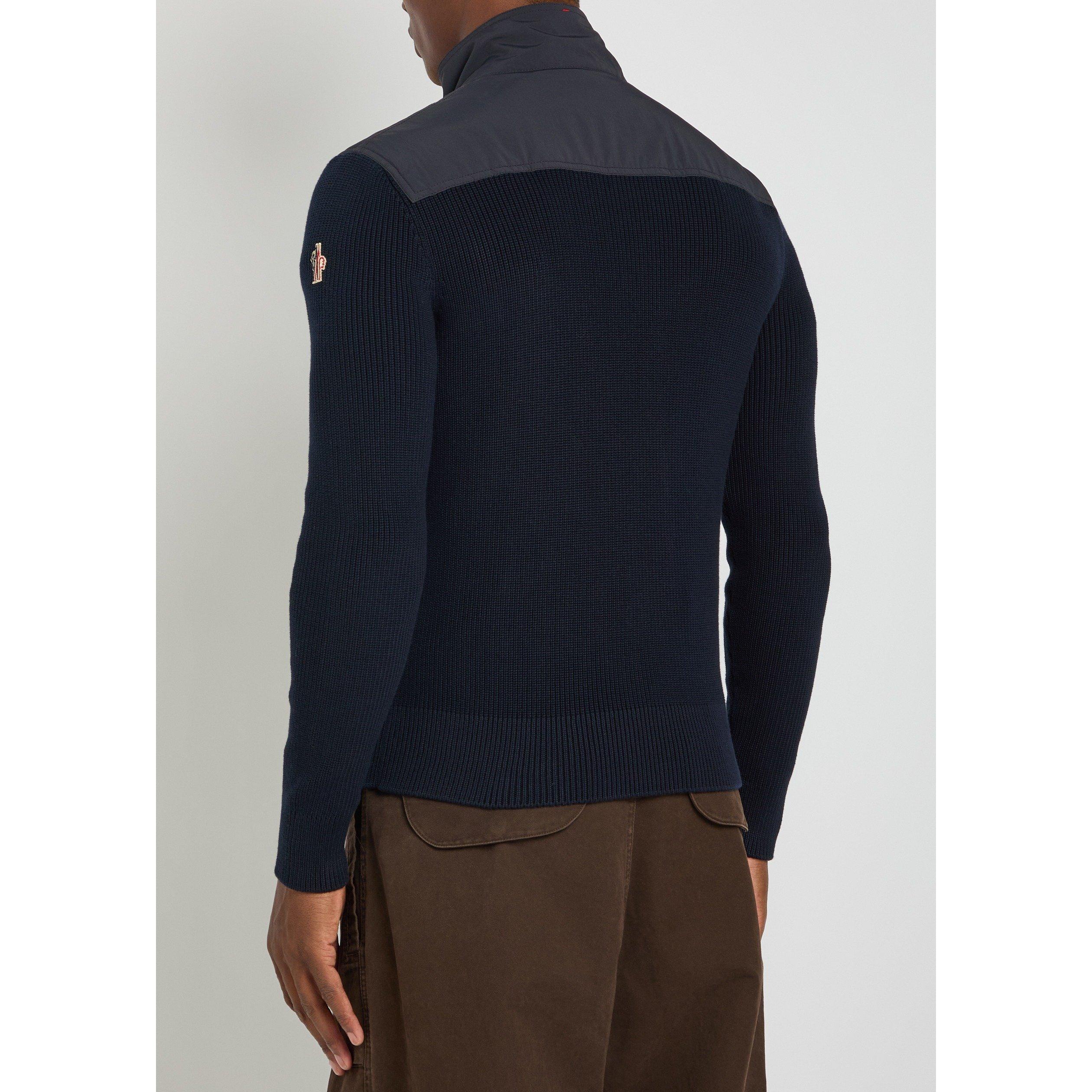 NAVY AND OTHER - Moncler Grenoble - MG 2TONE FULL ZIP JKT - 3