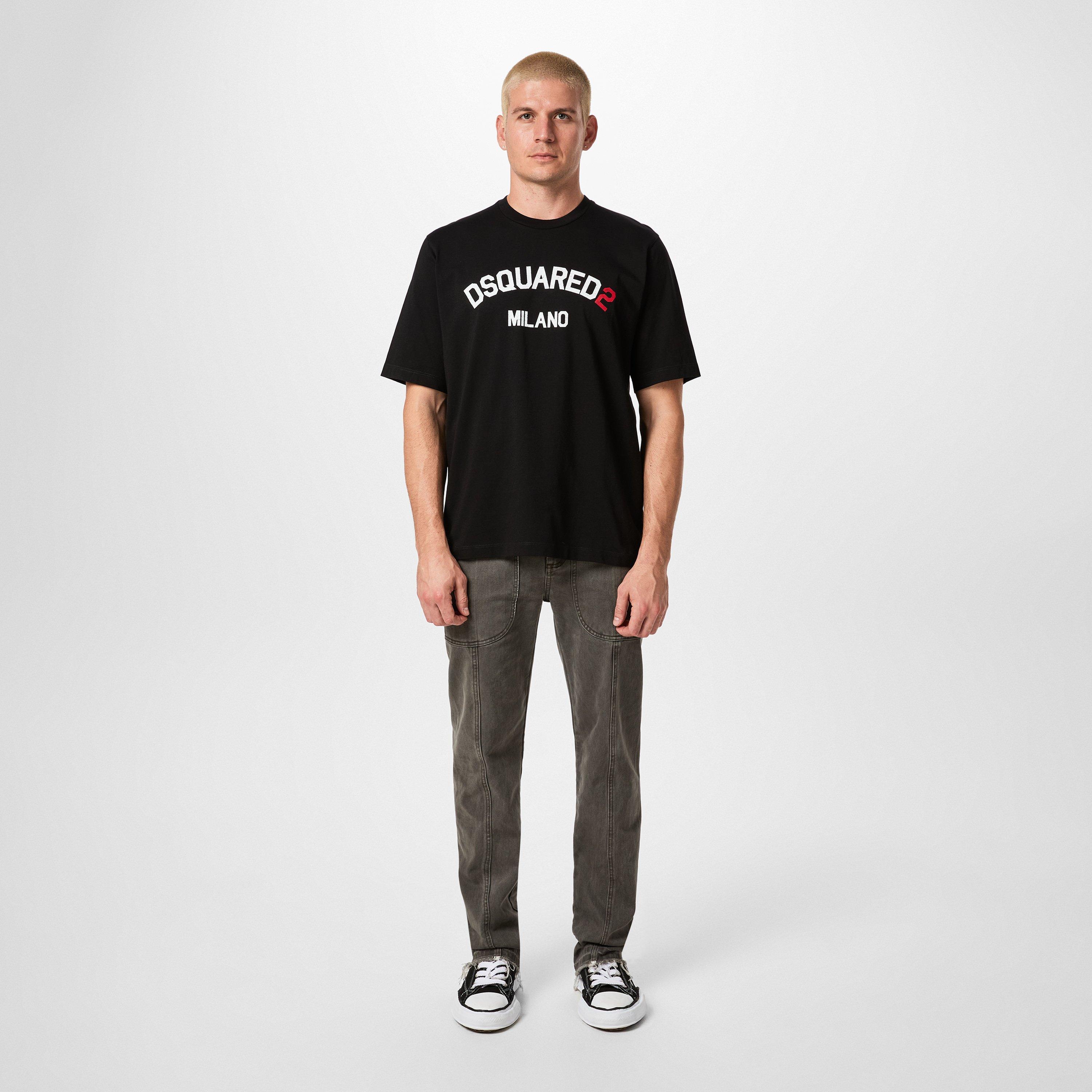 Black - DSquared2 - Logo T-Shirt - 5