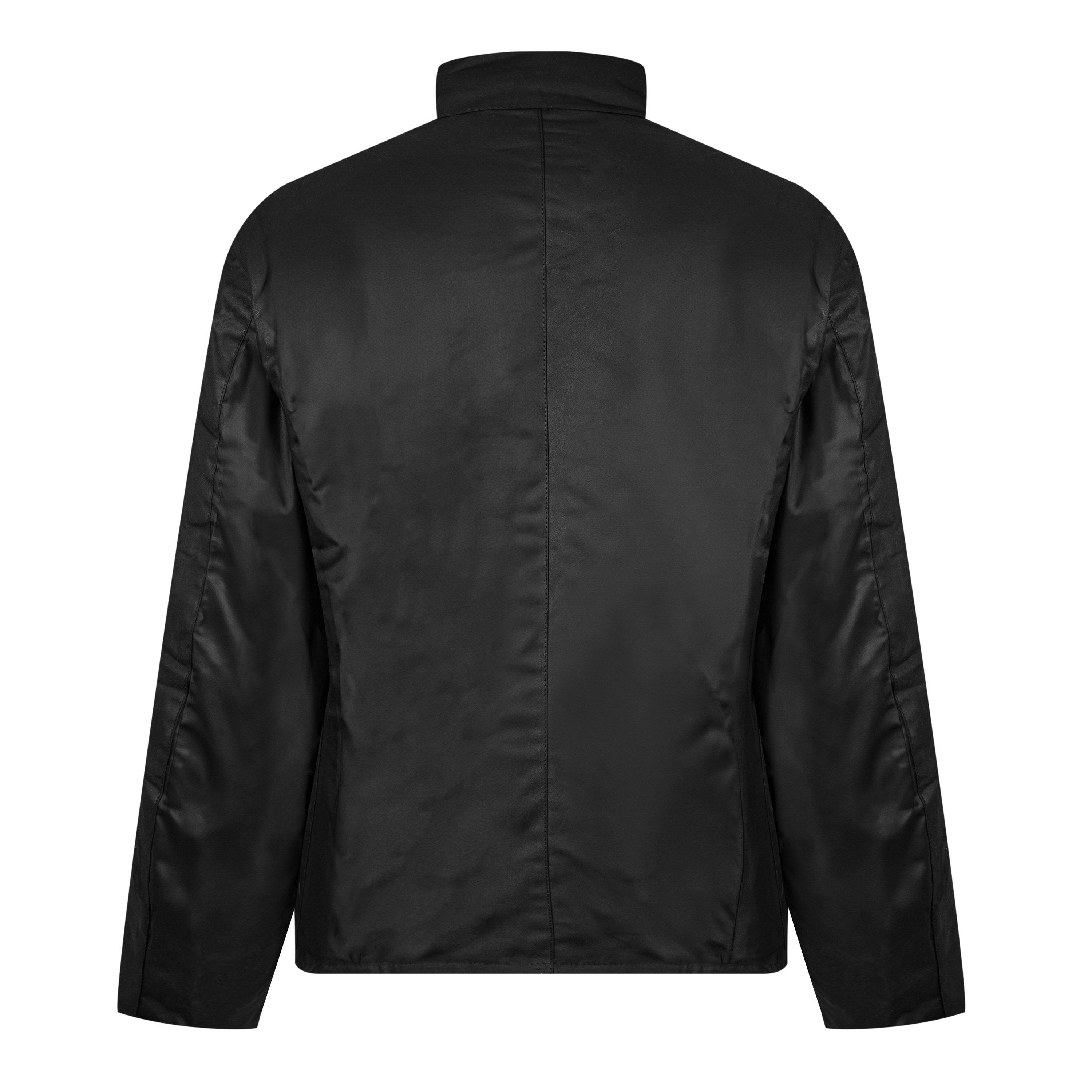 Black BK91 - Barbour International - Re-Duke Wax Jacket - 8