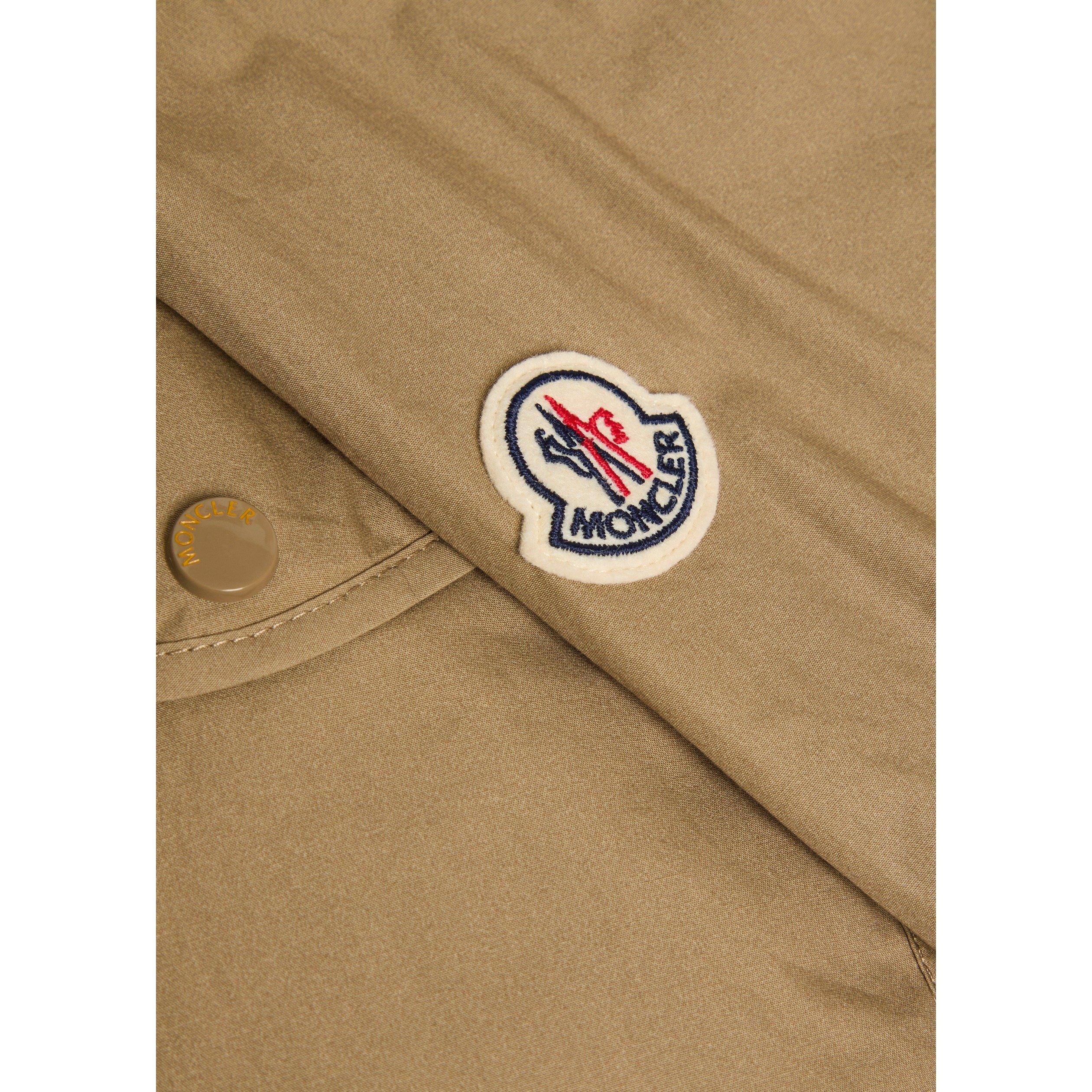TAN - Moncler - Men's Cotton Full-Zip Oversized-Fit Overshirt - 4