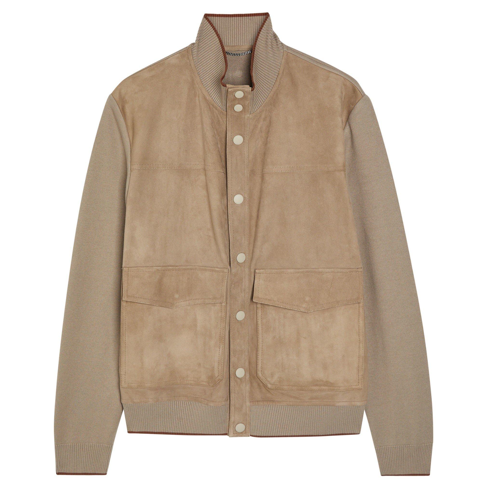 STONE - Canali - CAN SUEDE MIXED MEDIA JKT - 1
