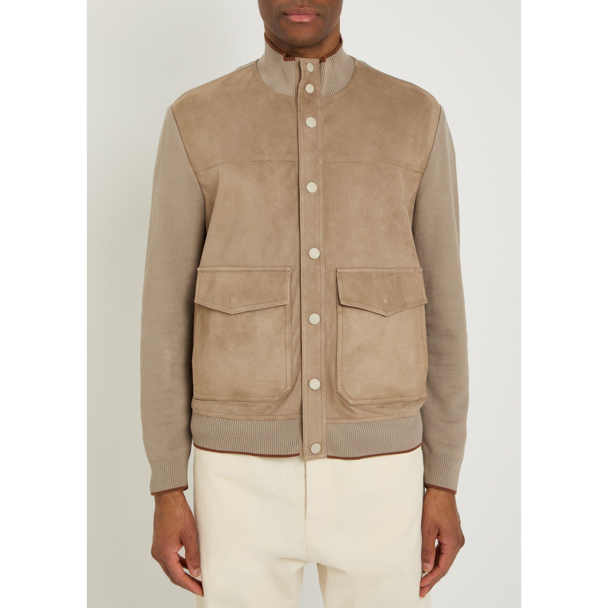 STONE - Canali - CAN SUEDE MIXED MEDIA JKT - 2