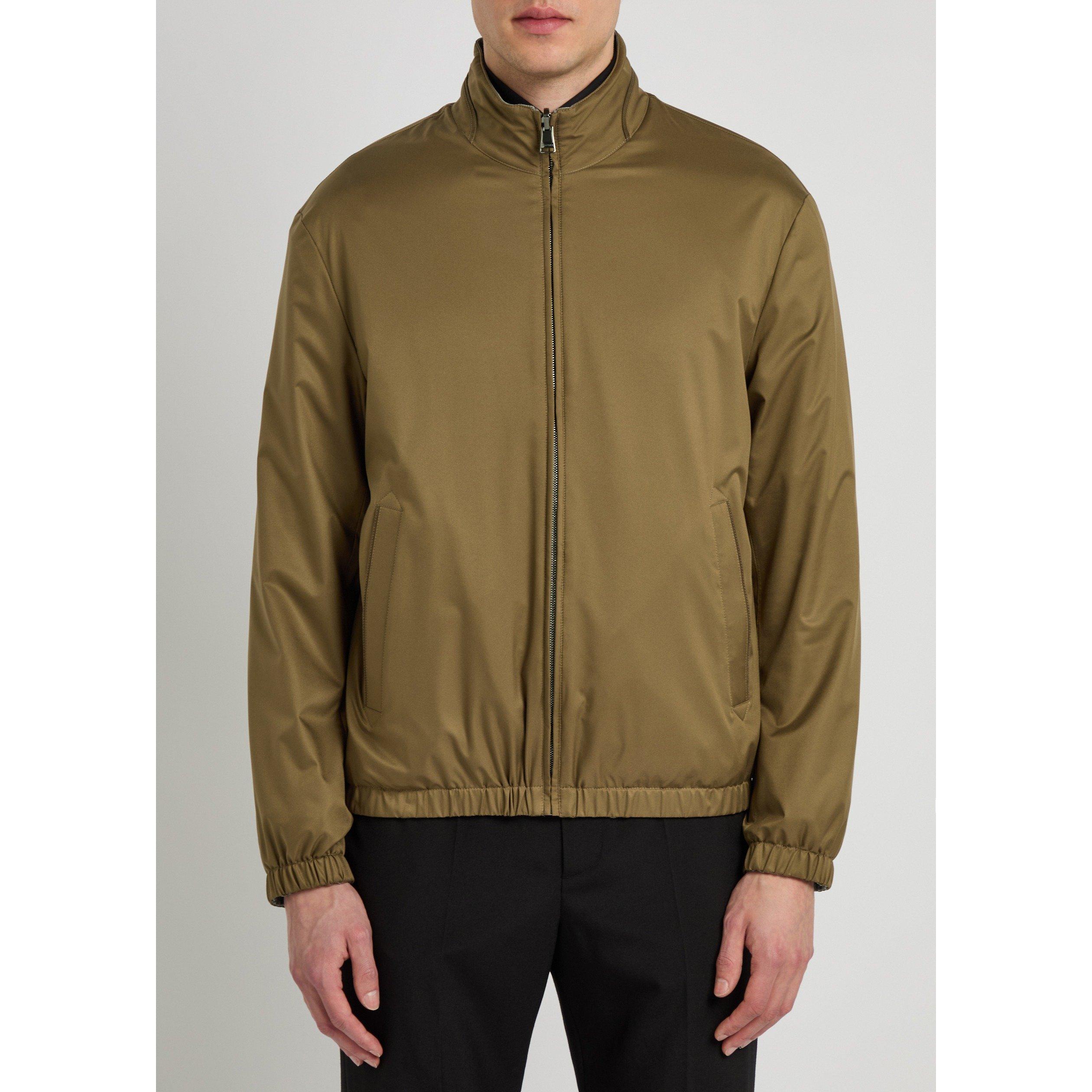 GOLD - Canali - Men's Reversible Bomber Jacket - 2
