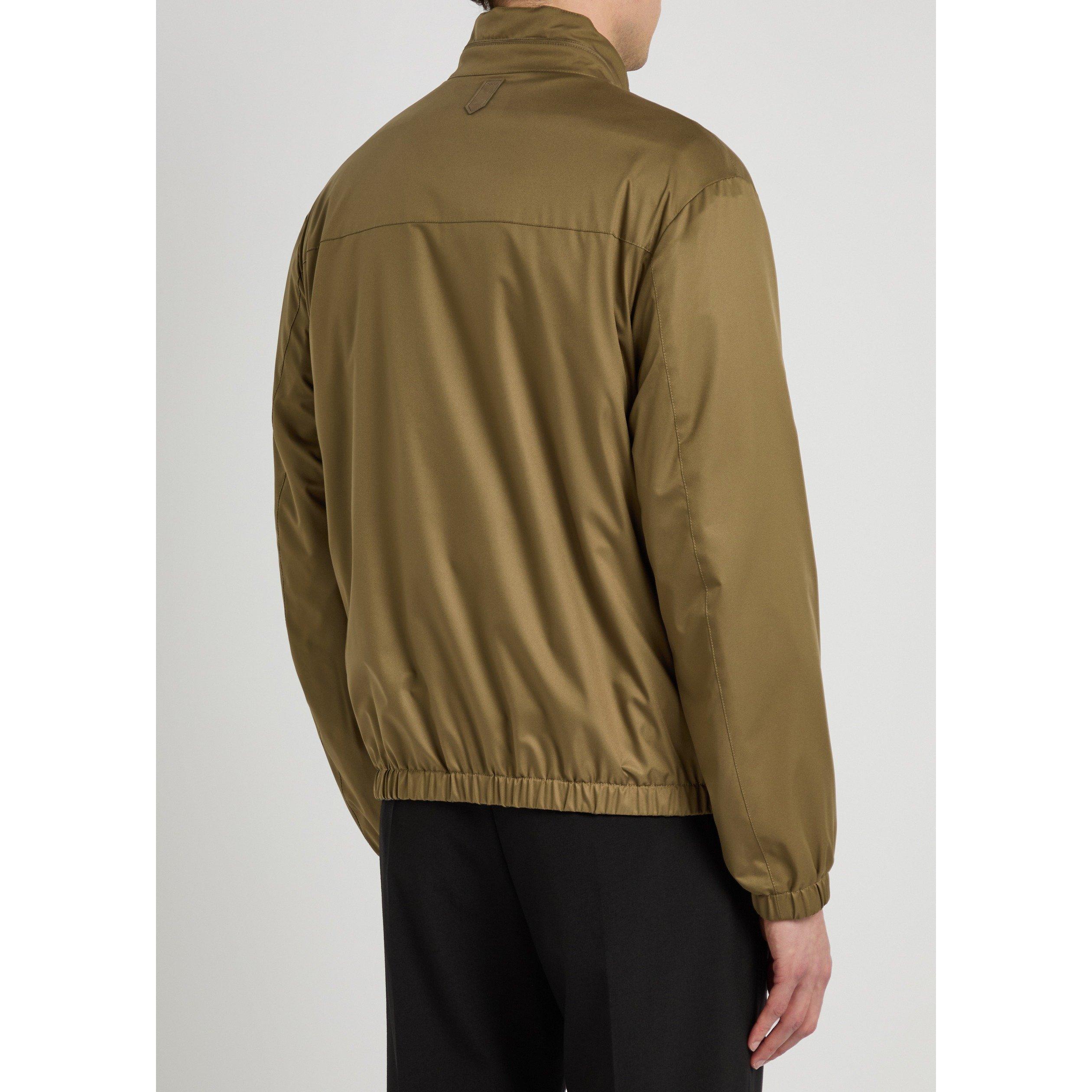 GOLD - Canali - Men's Reversible Bomber Jacket - 3