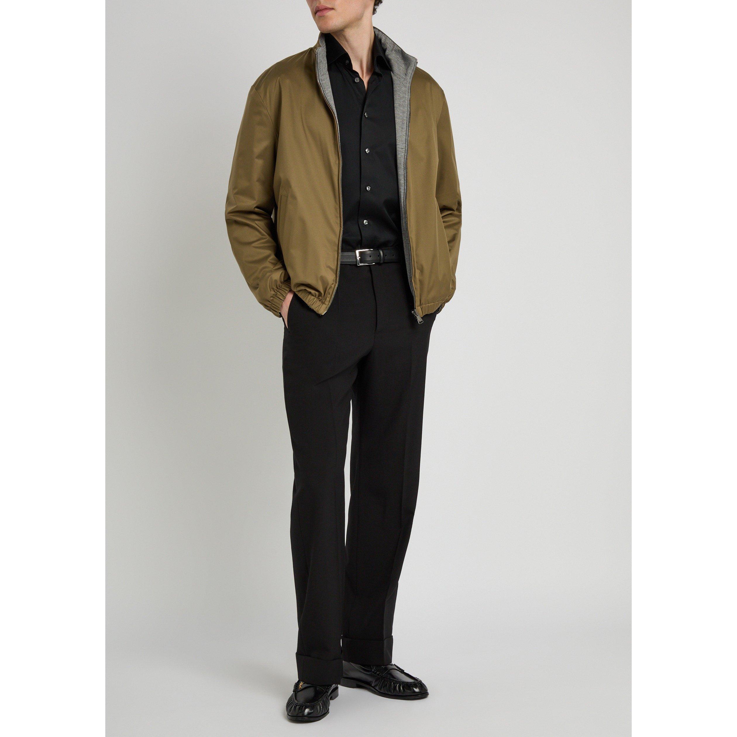 GOLD - Canali - Men's Reversible Bomber Jacket - 6