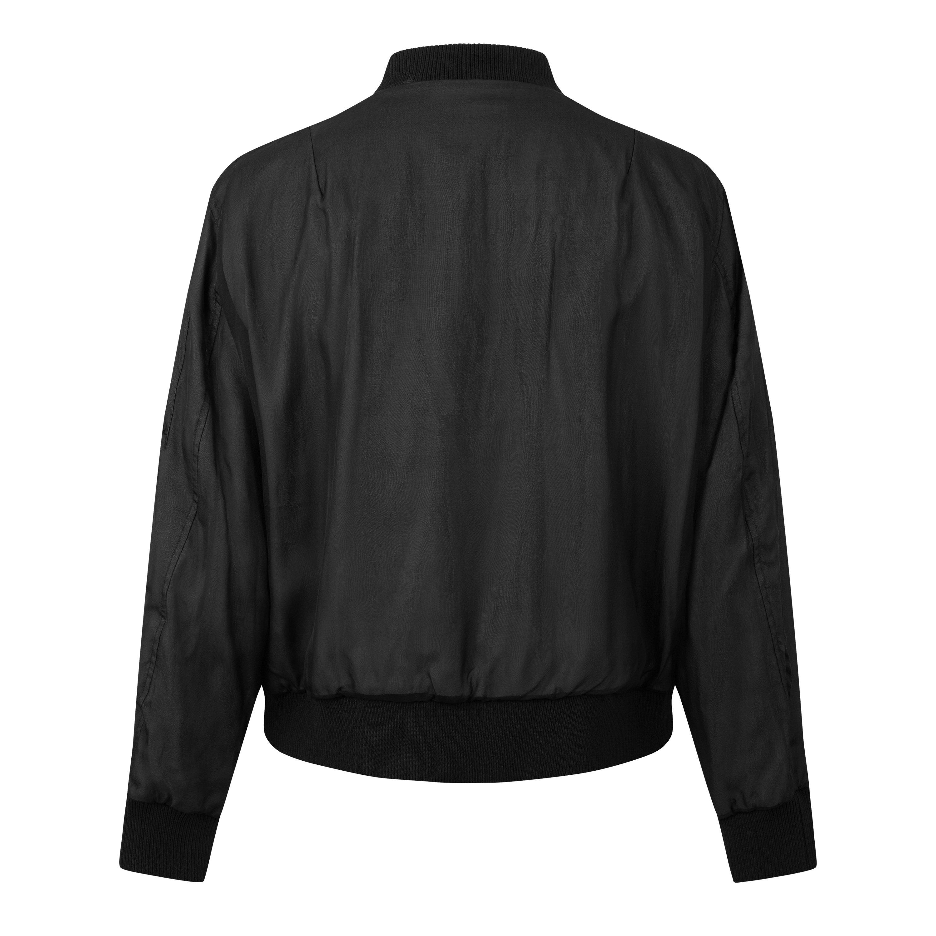 BLACK - 424 - 424 CHIFFON BOMBER - 2