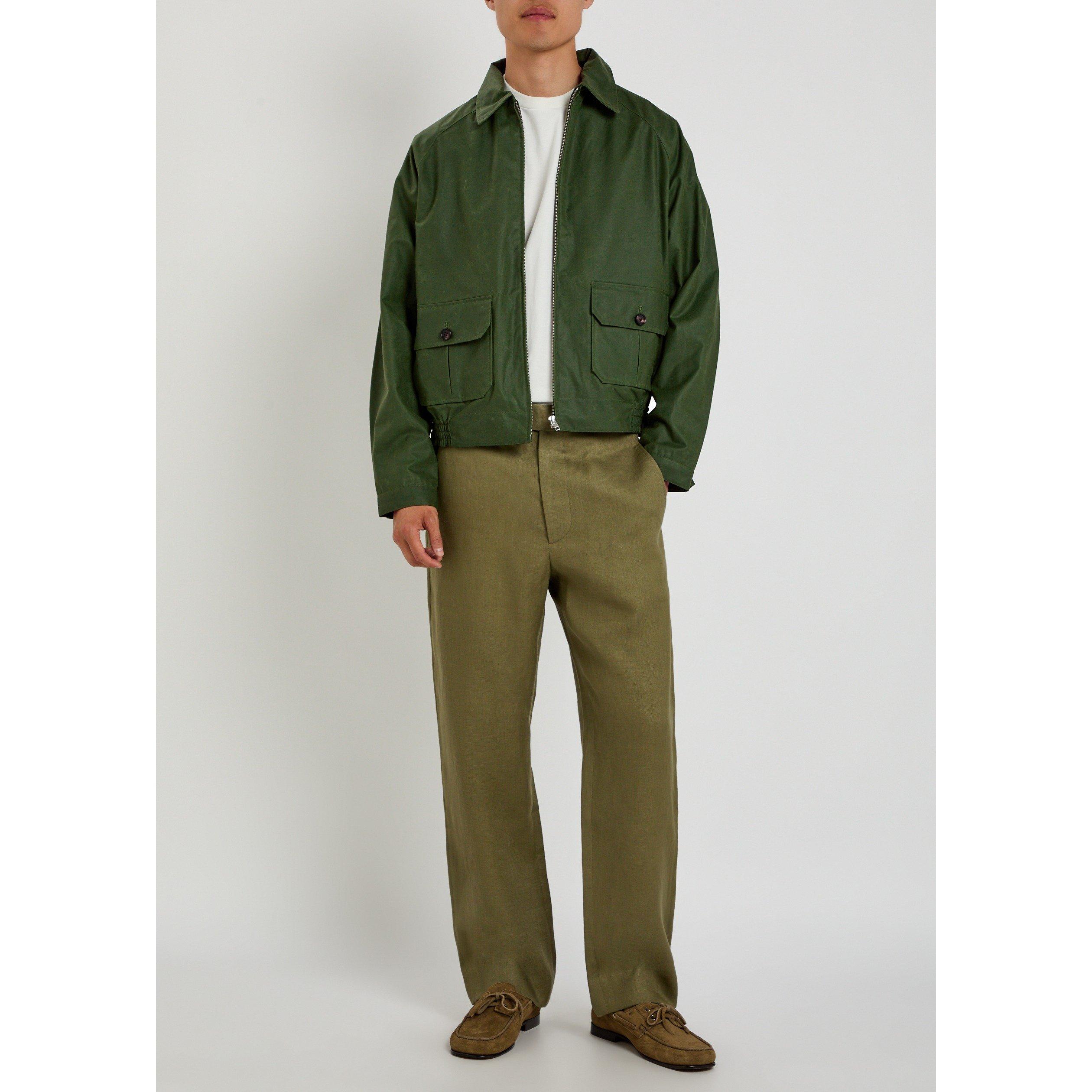 GREEN - Bode - BODE WAXED COACHS JACKET - 5