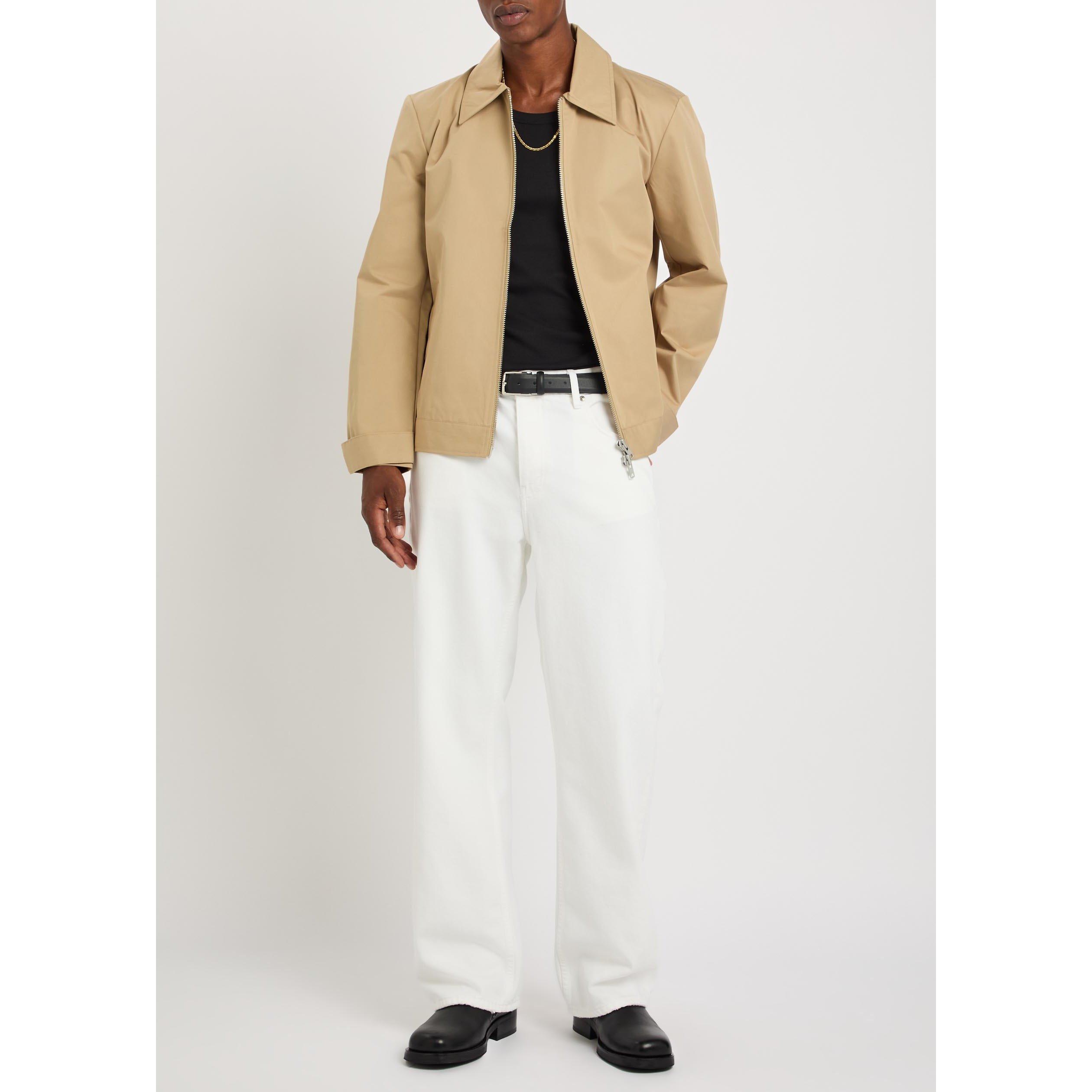 BEIGE - Won Hundred - WON JKT FULL ZIP TWILL PETER - 5