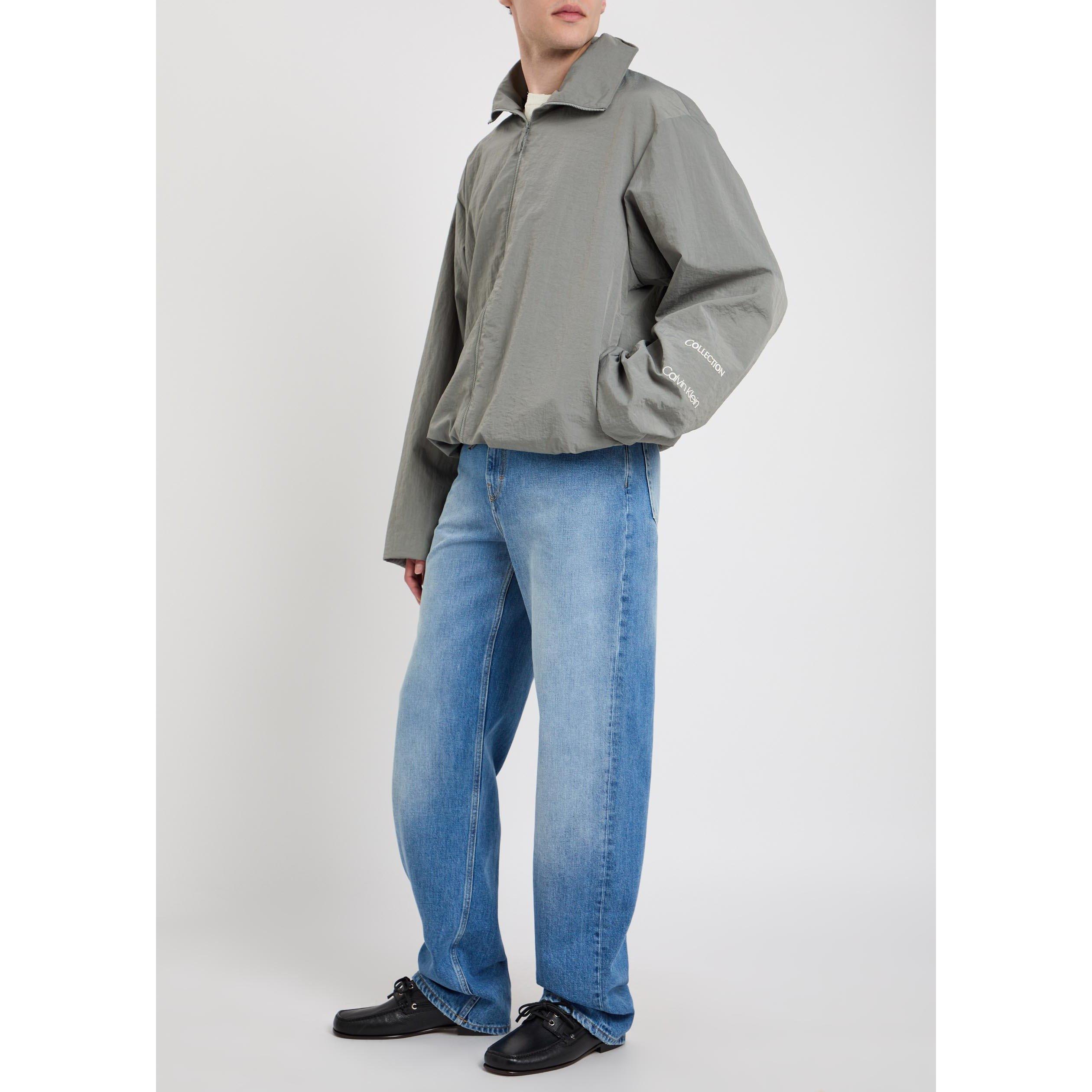 GREY - Calvin Klein - Men's Preston Funnel-Neck Windbreaker - 5