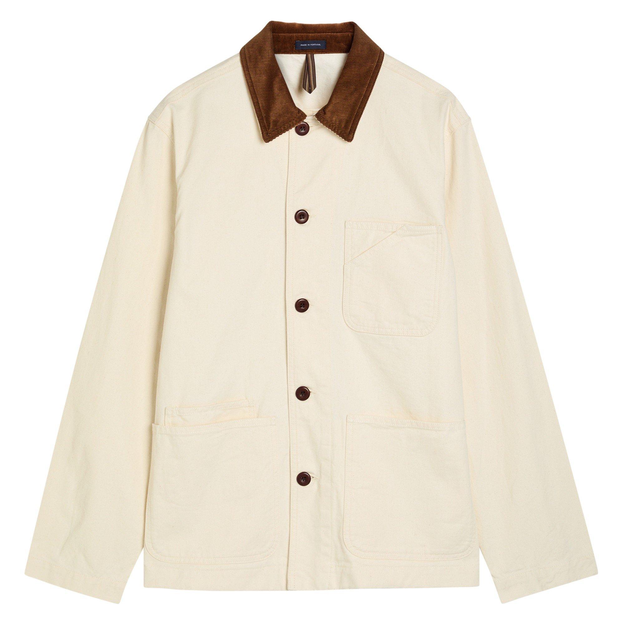ECRU - Drakes - Men's Cotton Overshirt - 1
