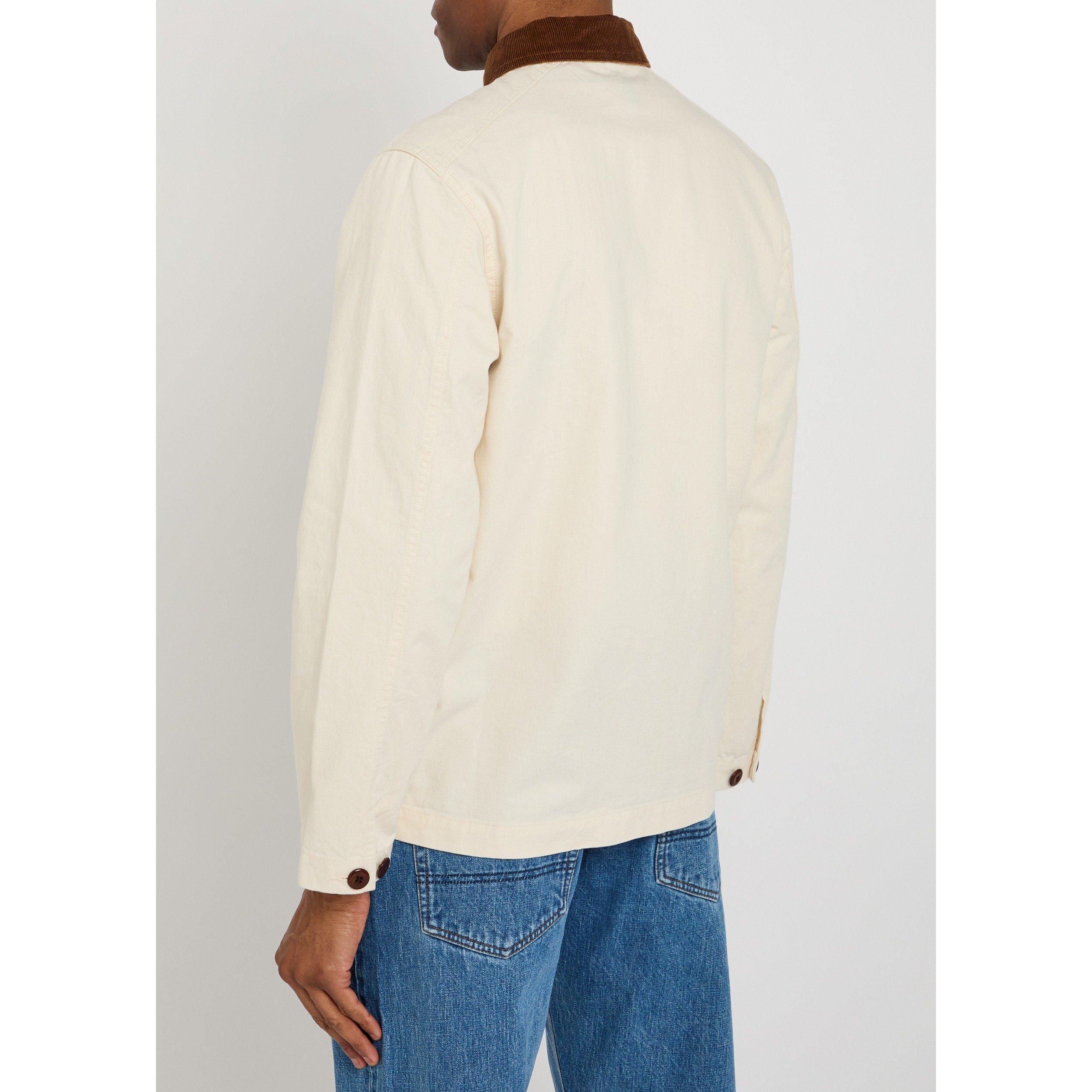 ECRU - Drakes - Men's Cotton Overshirt - 3
