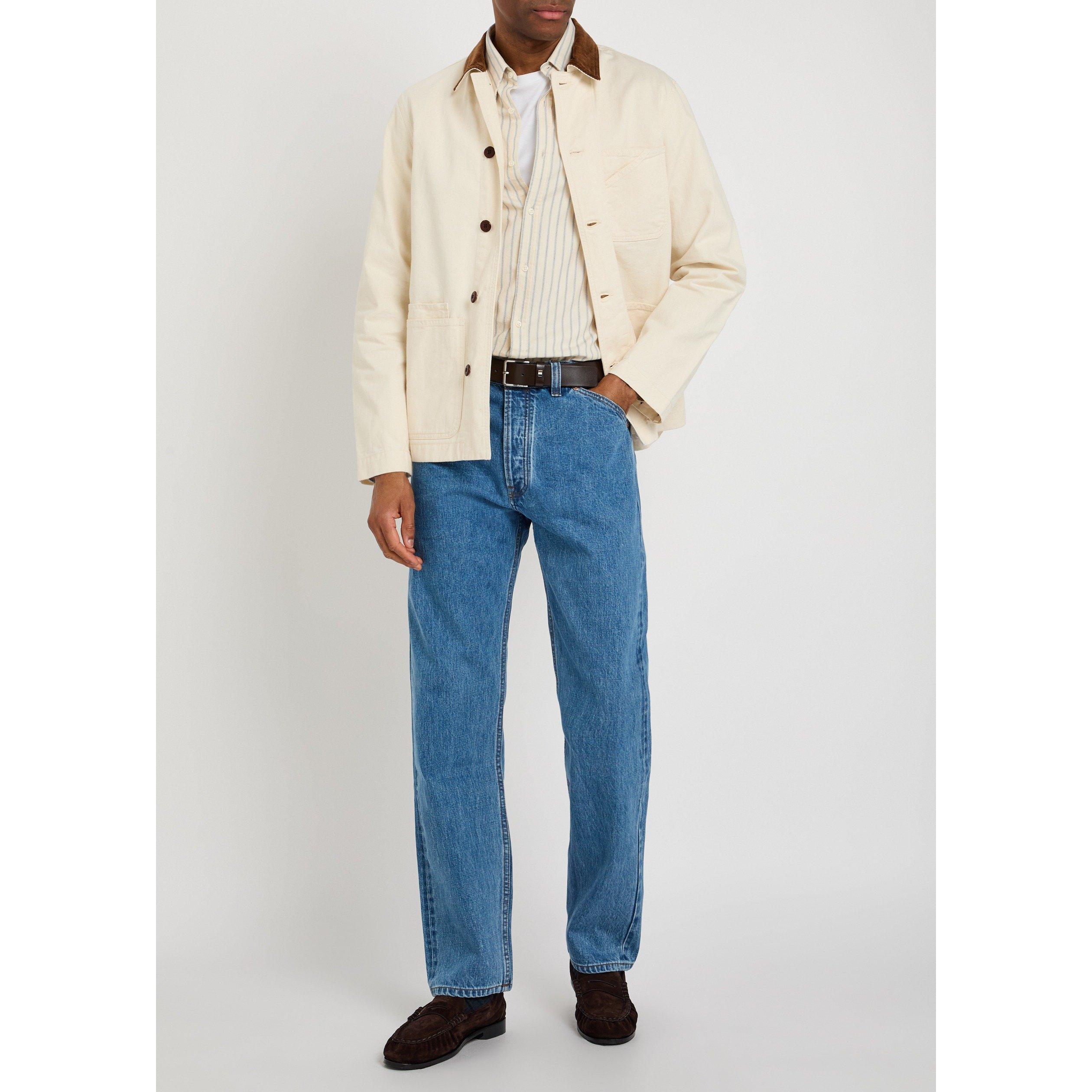 ECRU - Drakes - Men's Cotton Overshirt - 5