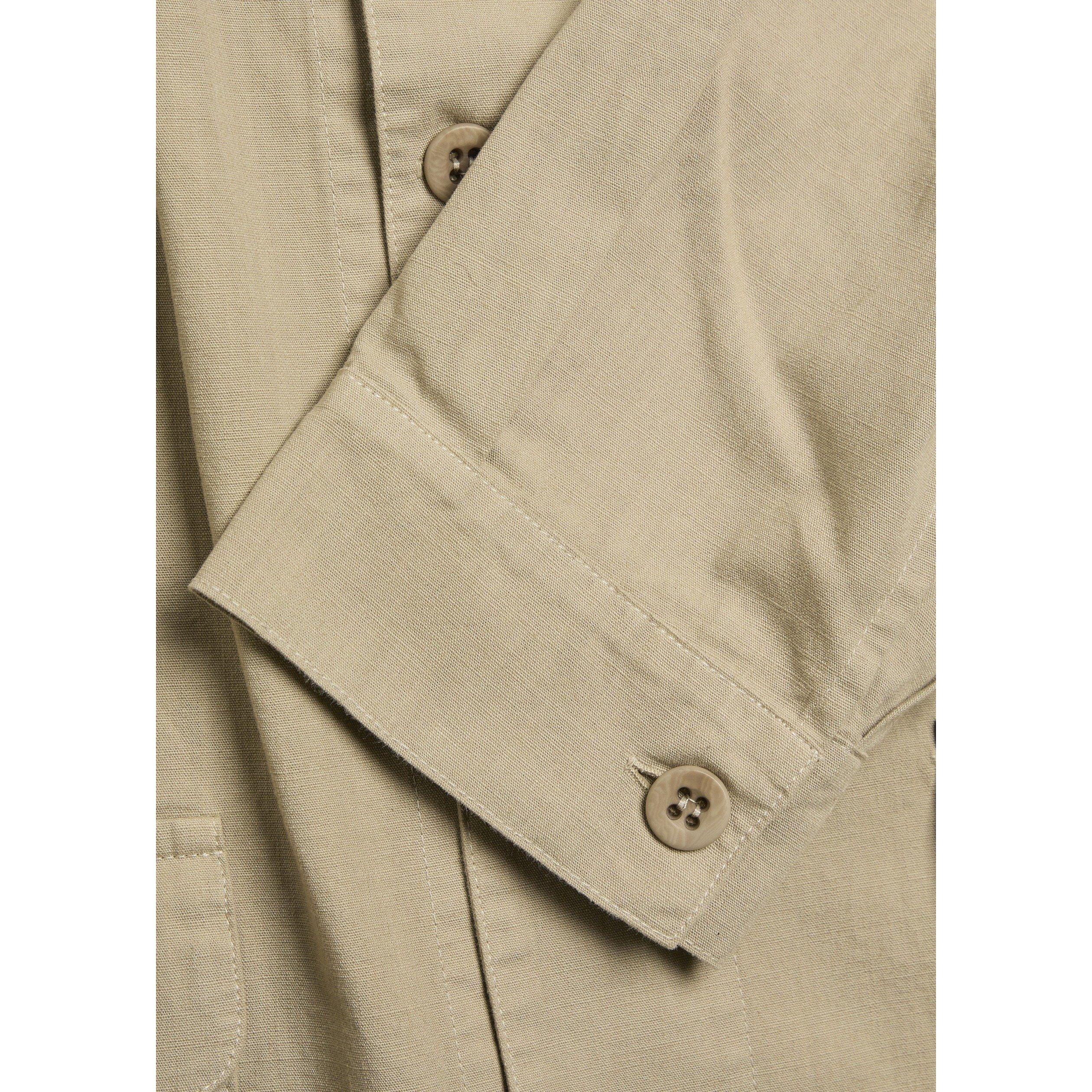 BEIGE - Labo Art - Men's Lab Two-Pocket Cotton Overshirt - 4