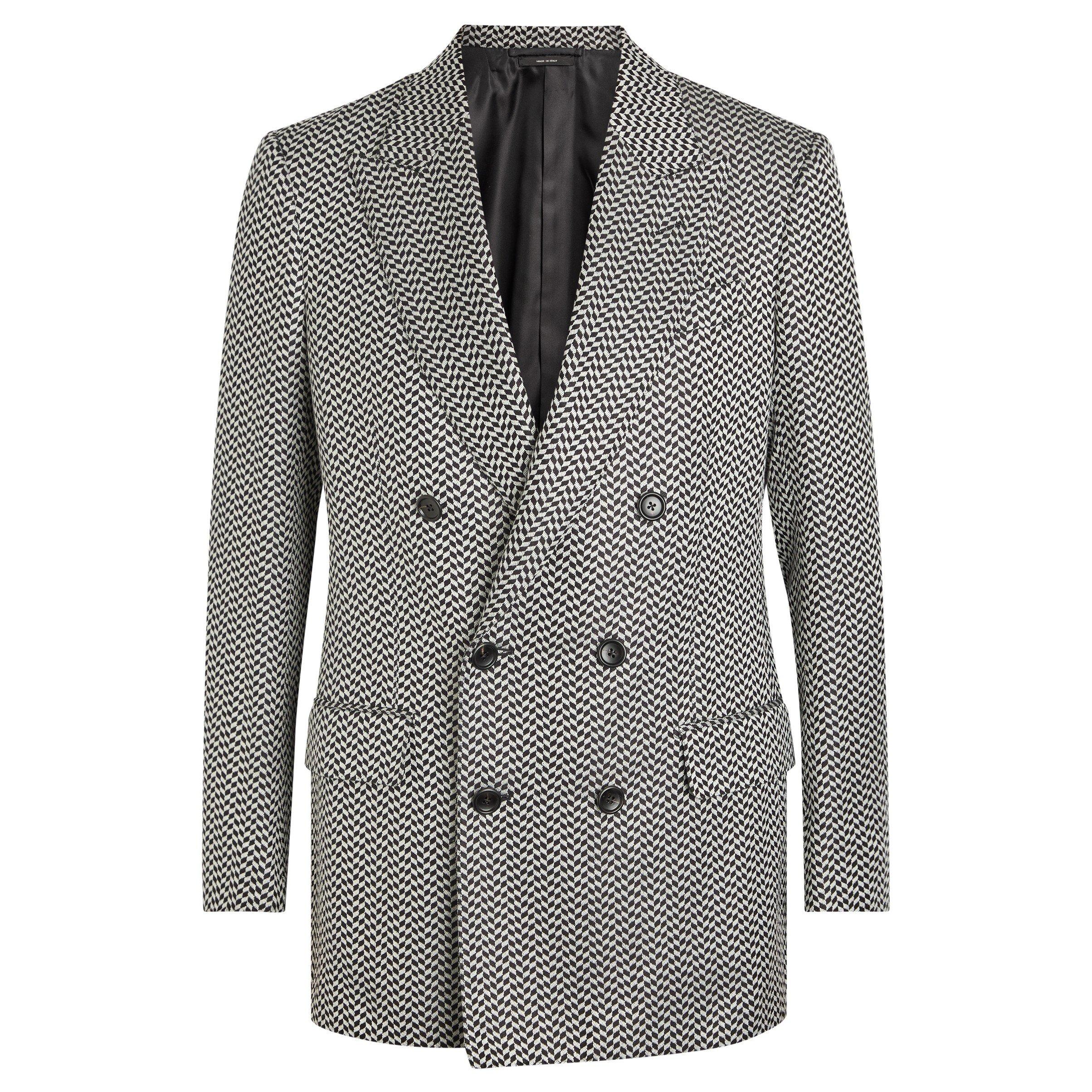 BLACK AND WHITE - Tom Ford - TOM FORD JACQUARD GEOMETRIC DE - 1