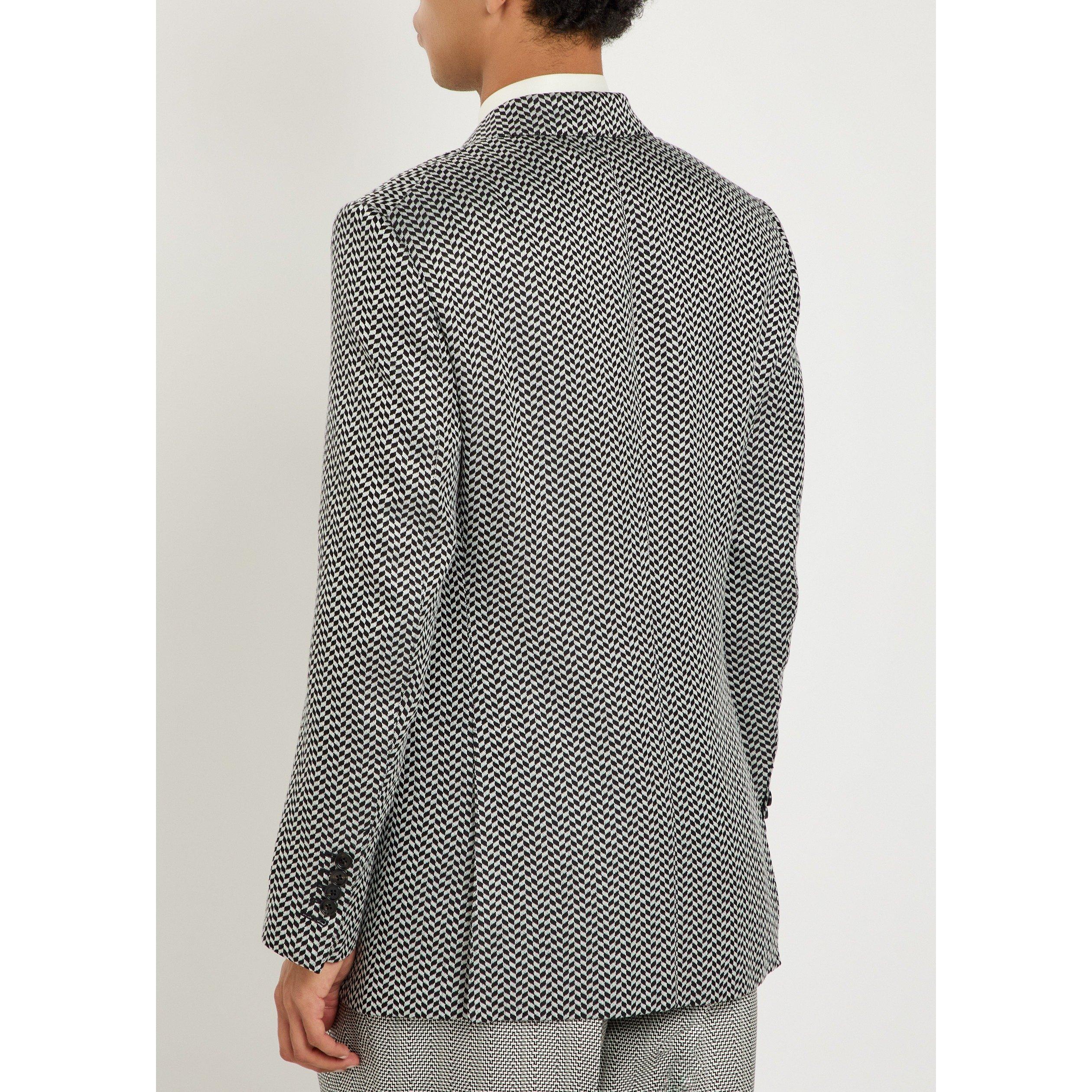 BLACK AND WHITE - Tom Ford - TOM FORD JACQUARD GEOMETRIC DE - 3