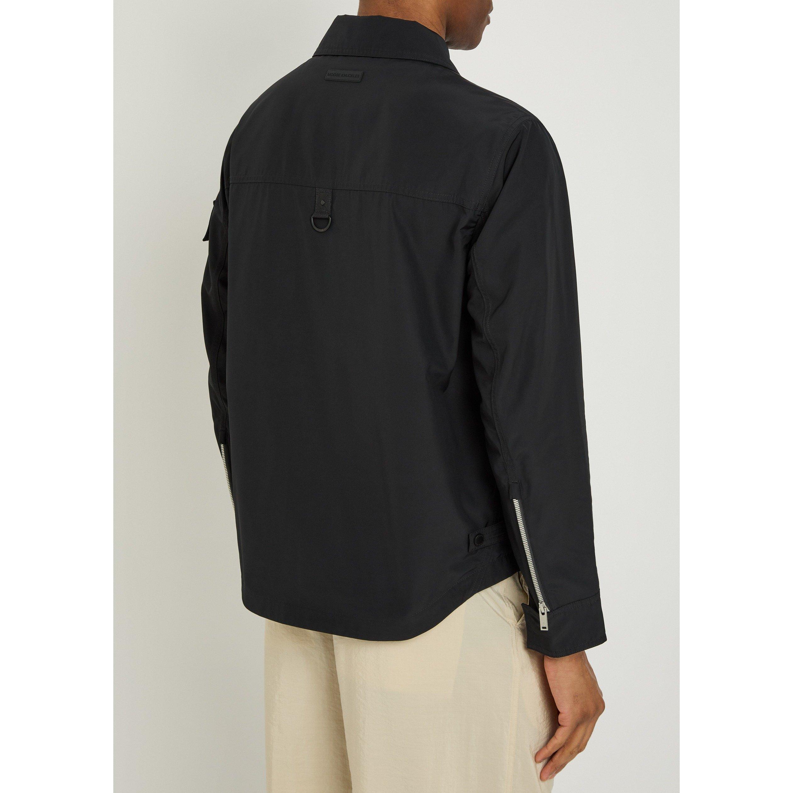 BLACK - Moose Knuckles - Men's Charlesbourg Water-Resistant Overshirt - 3