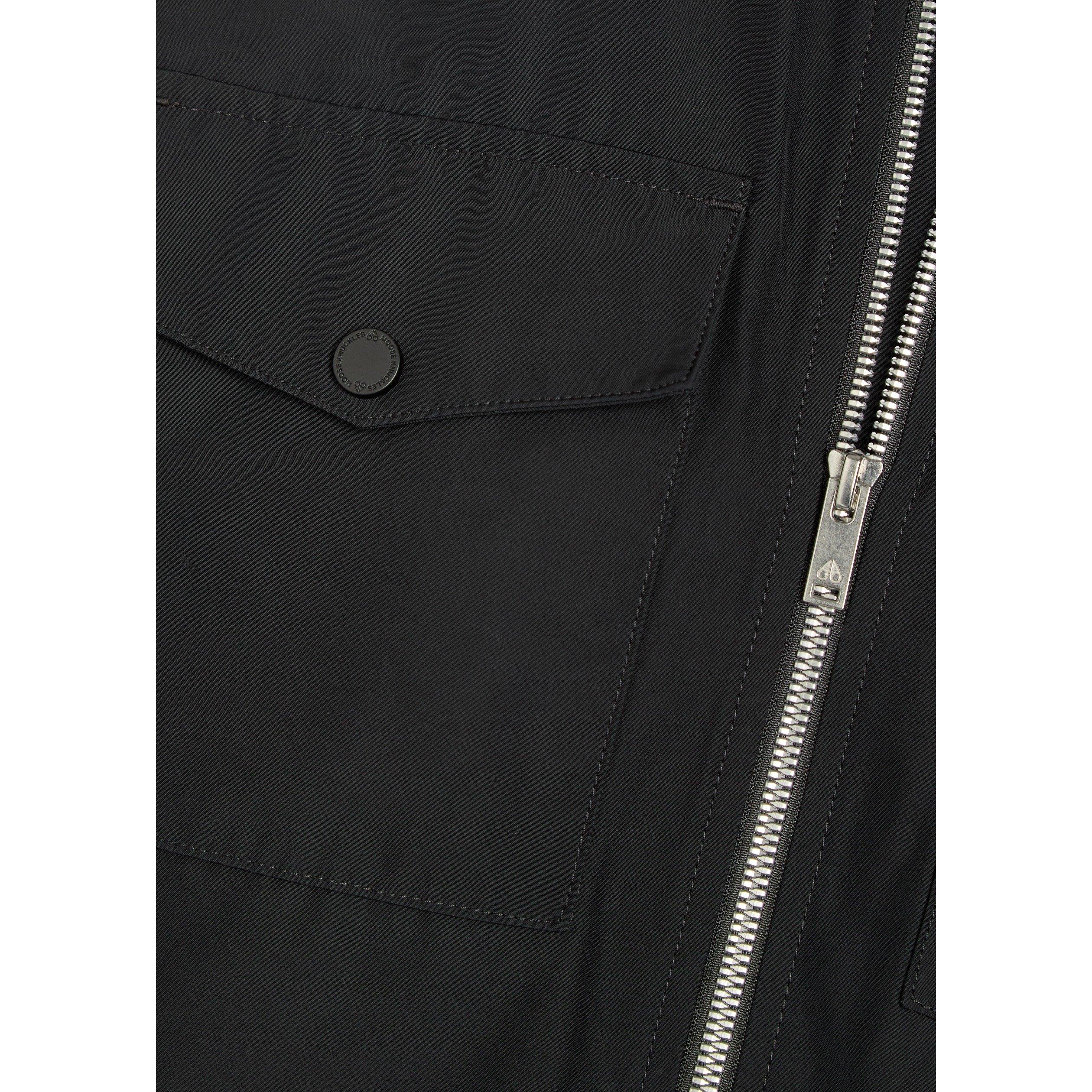 BLACK - Moose Knuckles - Men's Charlesbourg Water-Resistant Overshirt - 4