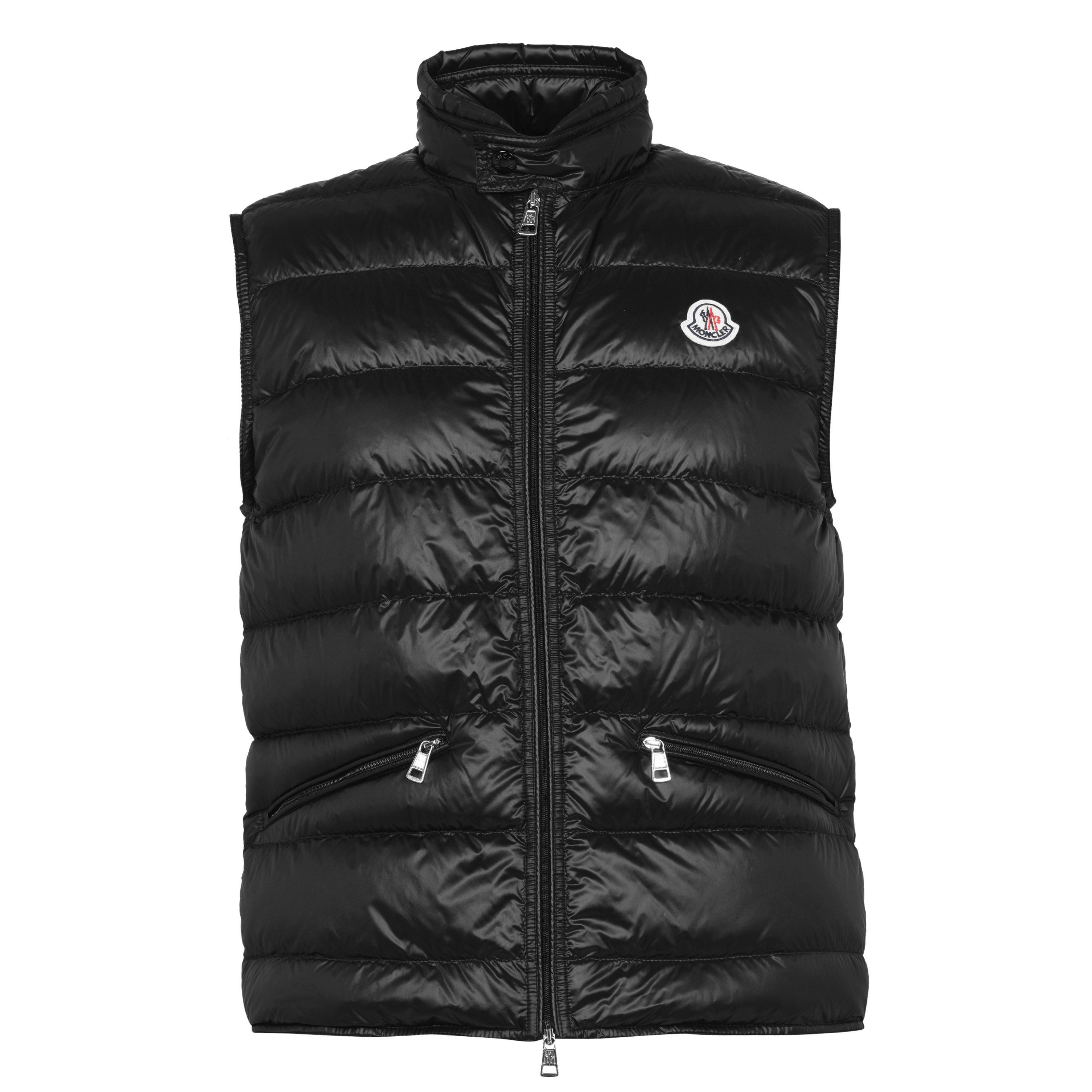 Black 999 - Moncler - Men's Gui Down Water Resistant Goose Down Gilet - 1