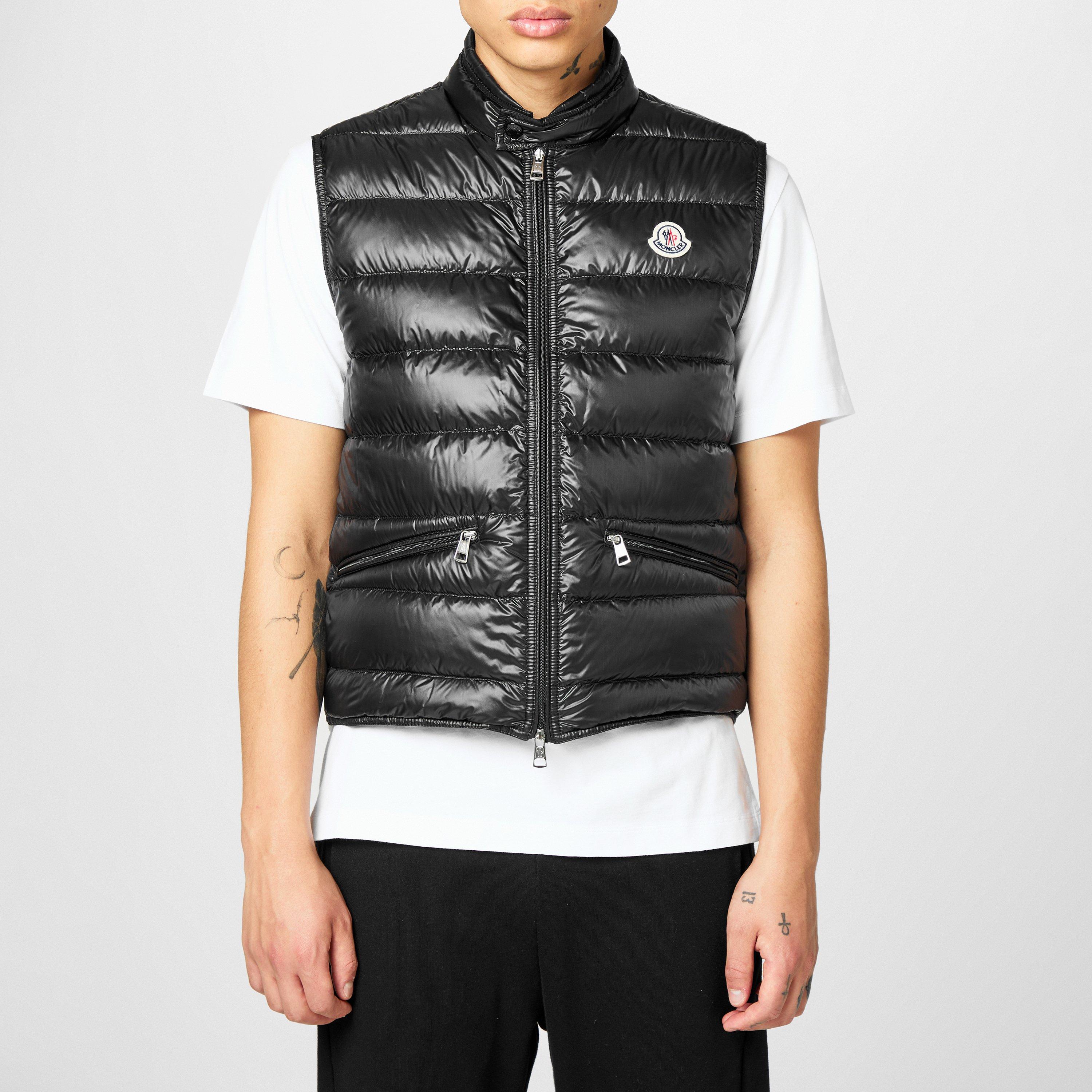 Black 999 - Moncler - Men's Gui Down Gilet - 3