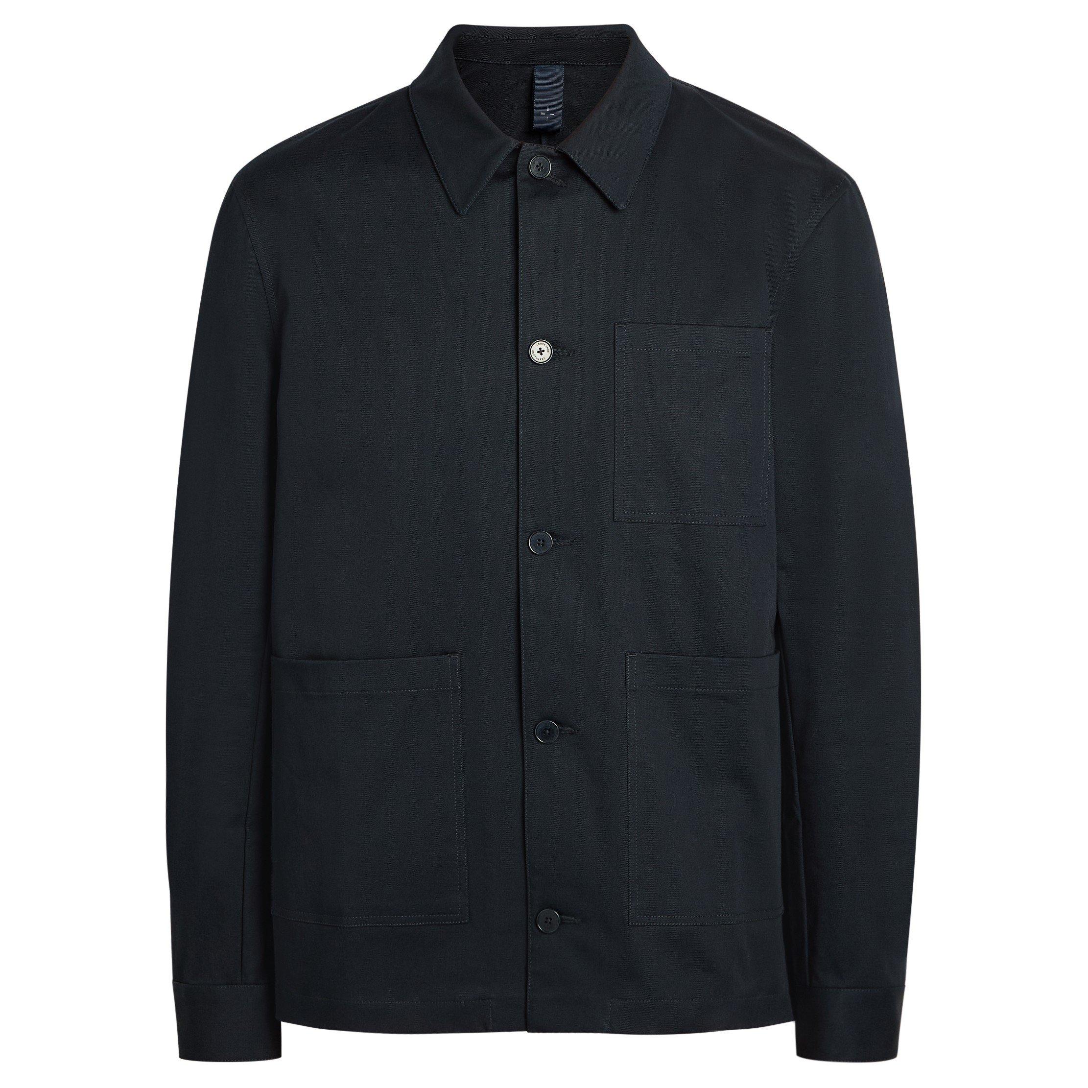 NAVY - Unknown - Men's Long-Sleeve Cotton Coach Jacket