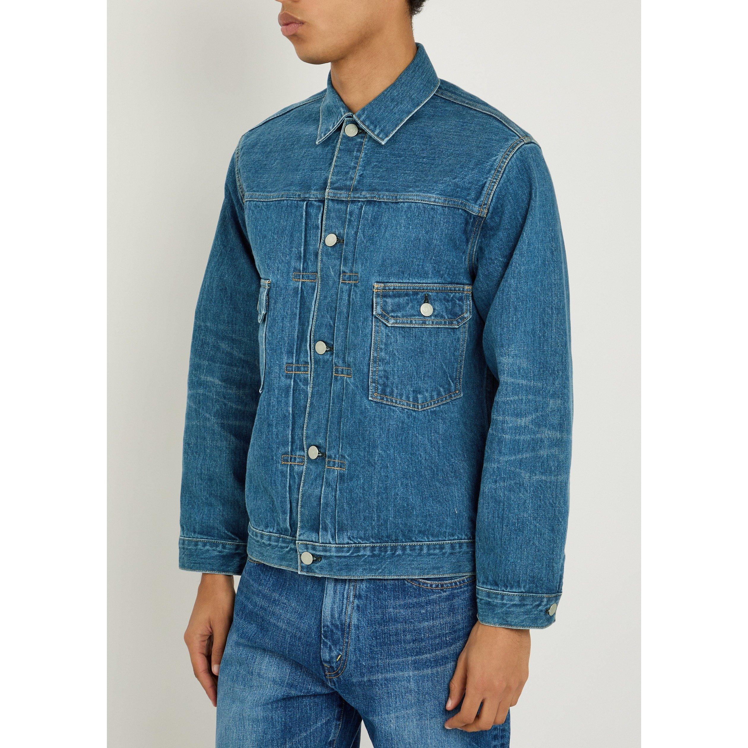 BLUE - Blue Blue - BB JAPAN DENM TRUCKER JKT - 2