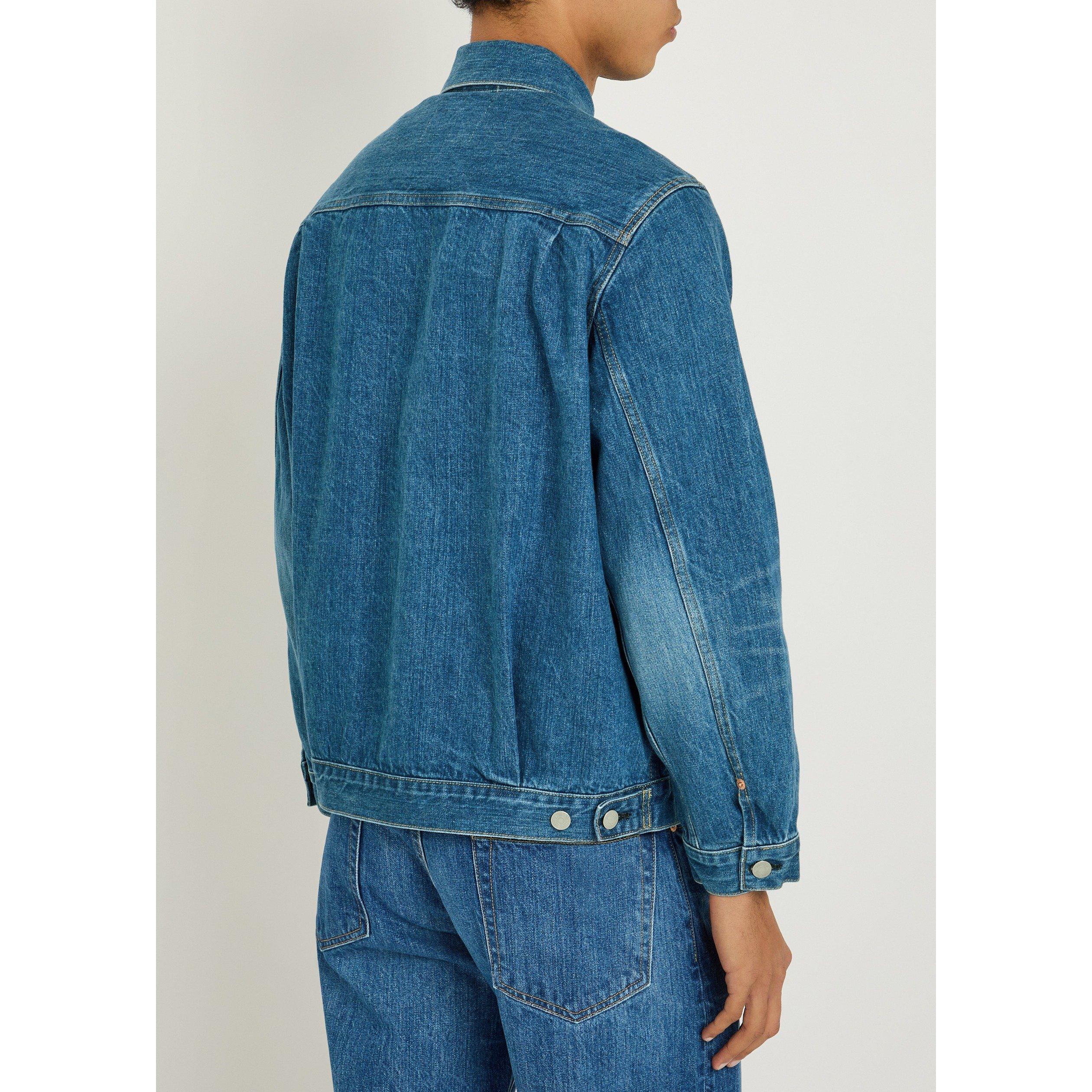 BLUE - Blue Blue - BB JAPAN DENM TRUCKER JKT - 3