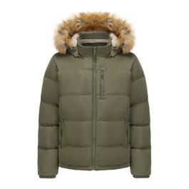 SoulCal 2 Zip Bubble Jacket Mens