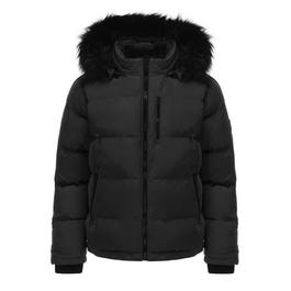 SoulCal 2 Zip Bubble Jacket Mens