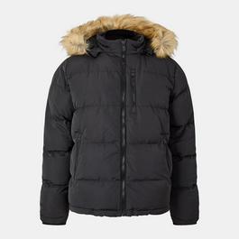 SoulCal 2 Zip Bubble Jacket Mens
