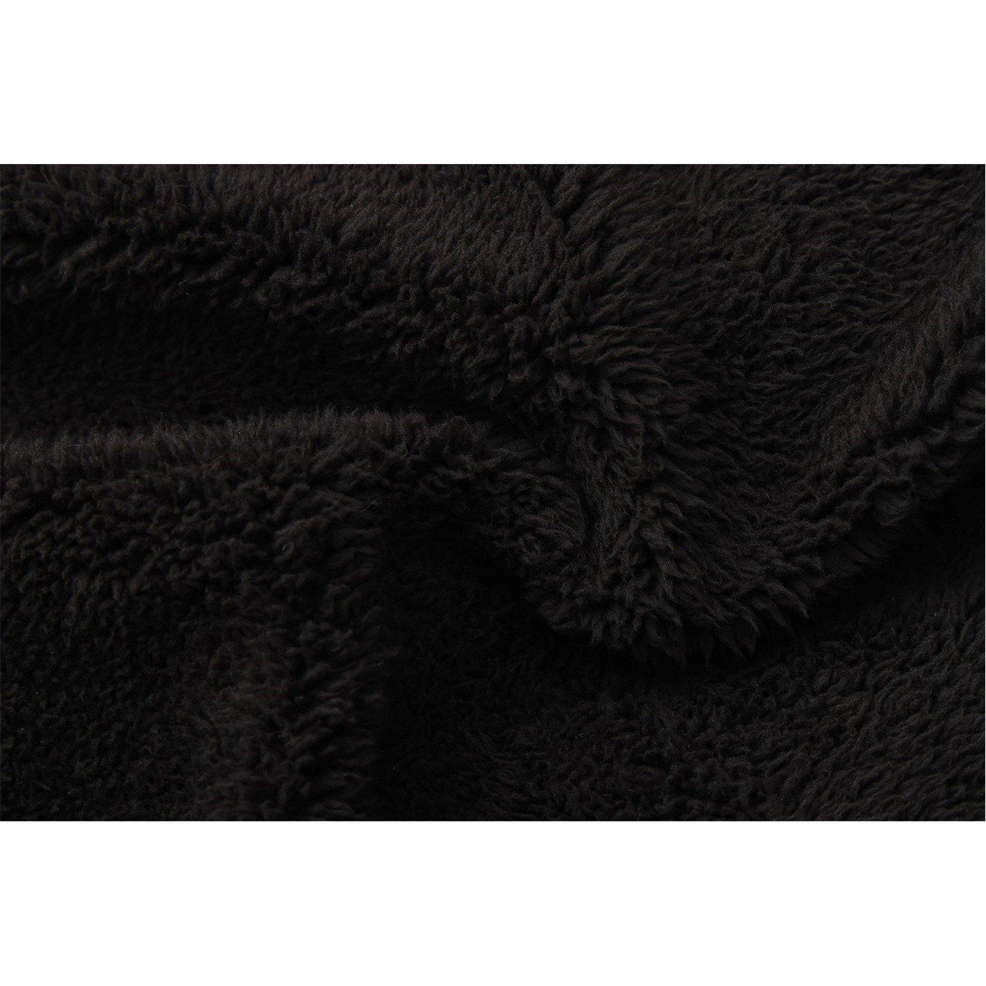 Nero - SoulCal - 2 Zip Bubble Faux Fur Trim Fleece Lined Short Puffer Jacket - 10