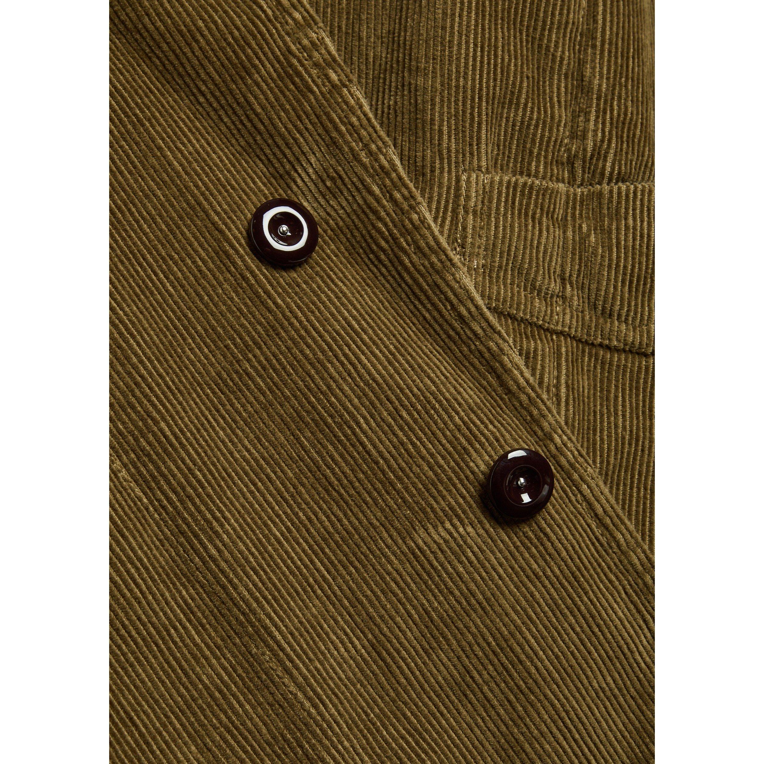 KHAKI - Drakes - Men's Field Cotton Corduroy Blazer - 4