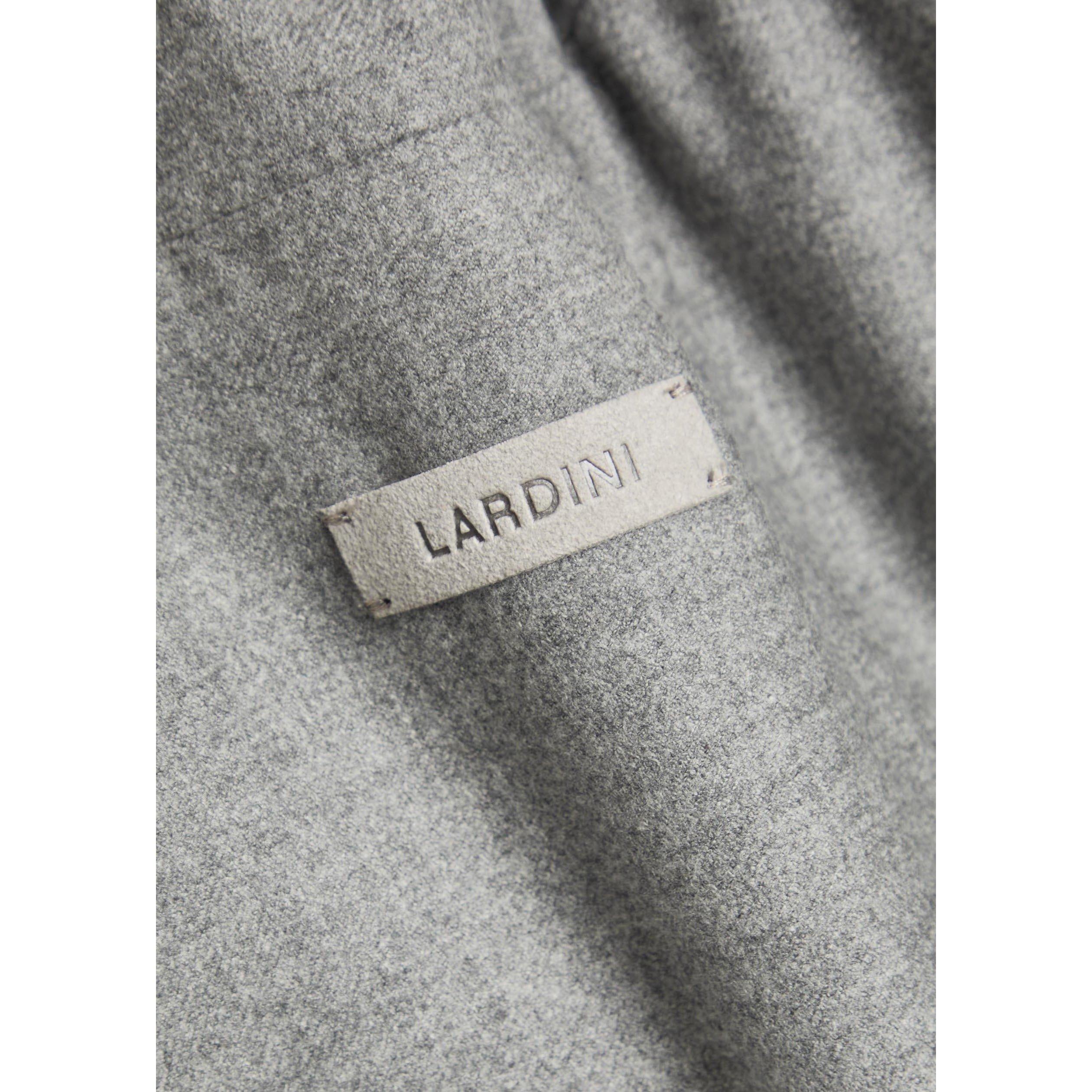 GREY - Lardini - Men's Wool Bomber Jacket - 4
