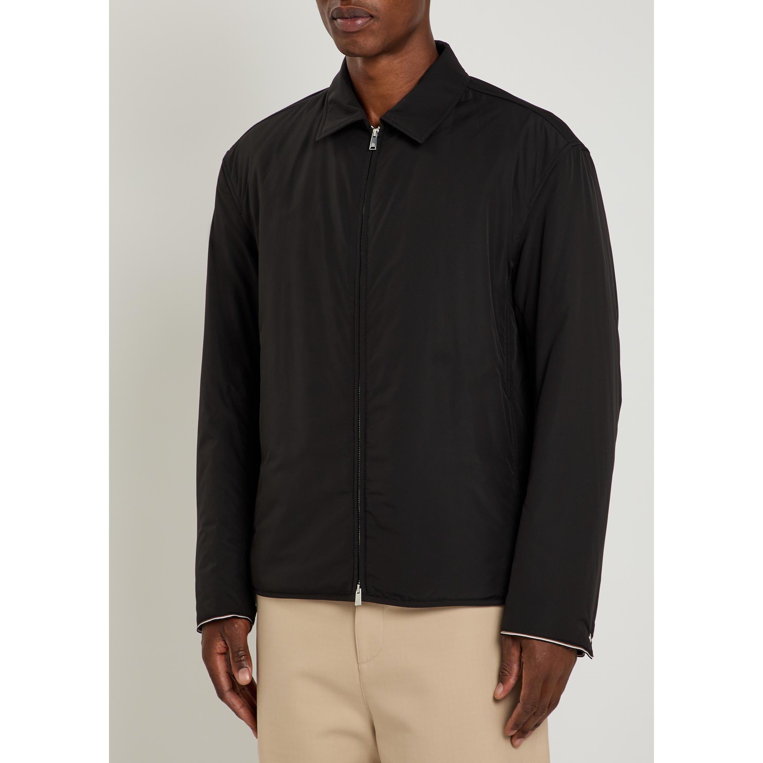 BLACK - Boss - Men's Cerig Water-Repellent Overshirt - 2