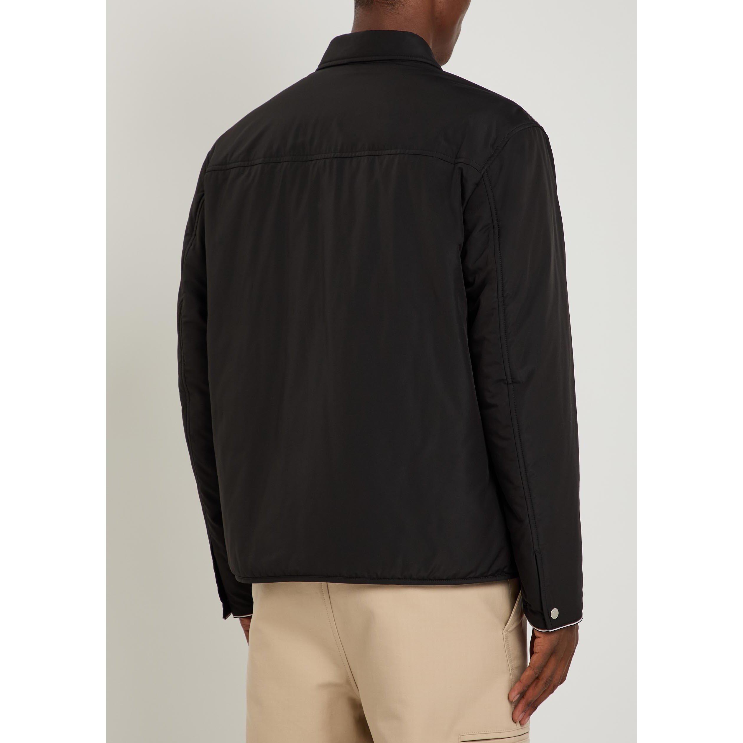 BLACK - Boss - Men's Cerig Water-Repellent Overshirt - 3