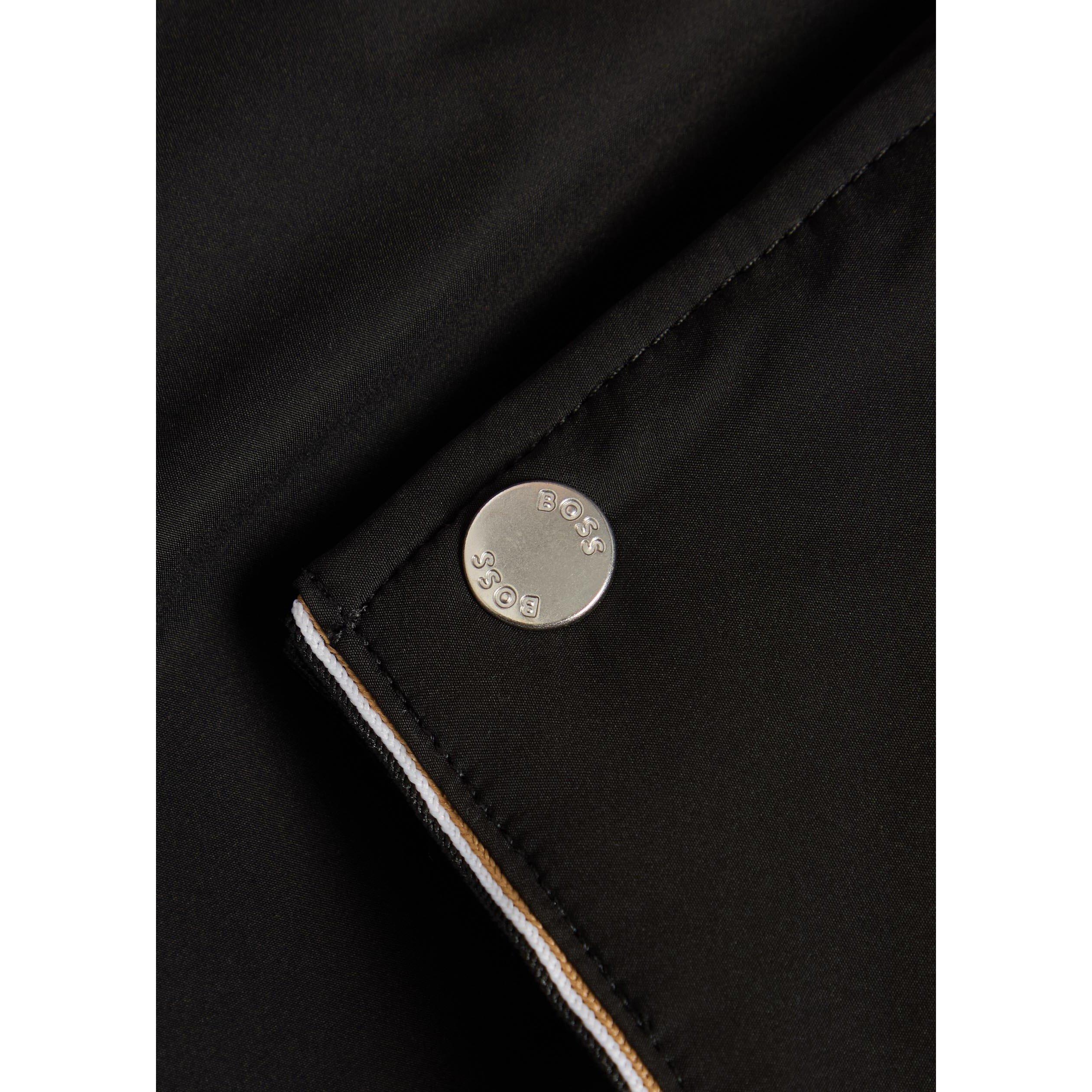 BLACK - Boss - Men's Cerig Water-Repellent Overshirt - 4