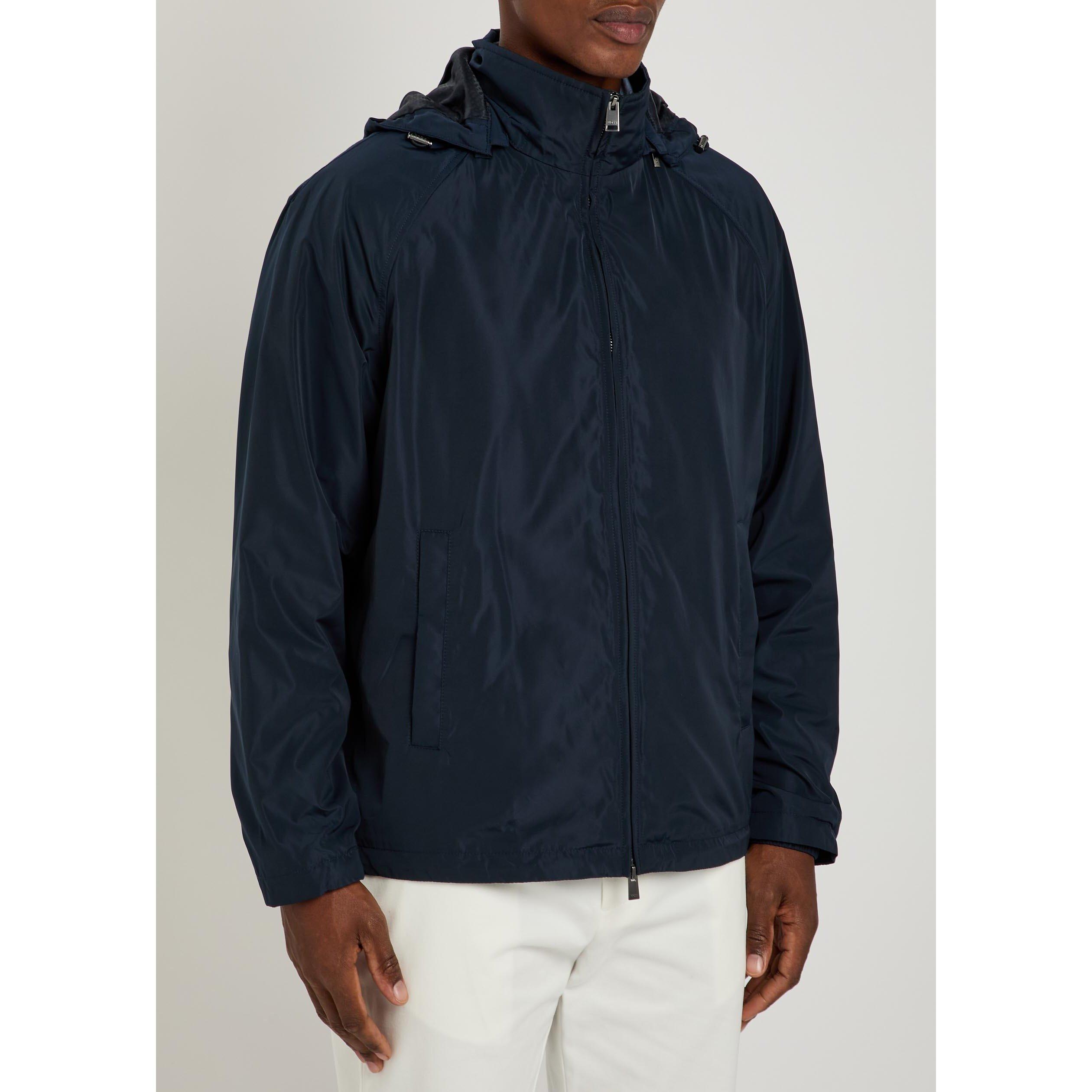 NAVY - Boss - Men's Carlen Relaxed-Fit Rain Jacket - 2