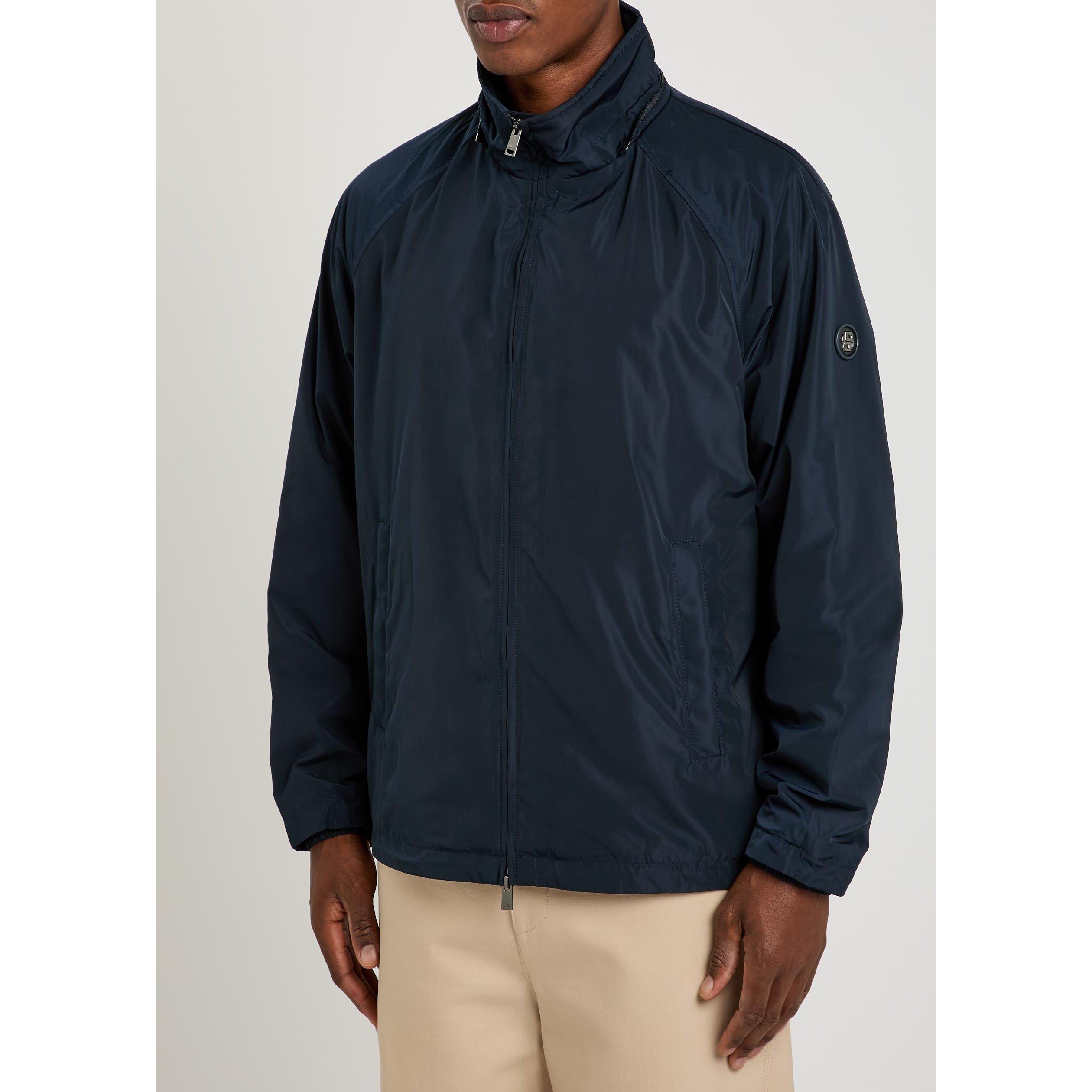 NAVY - Boss - Men's Carlen Relaxed-Fit Rain Jacket - 5