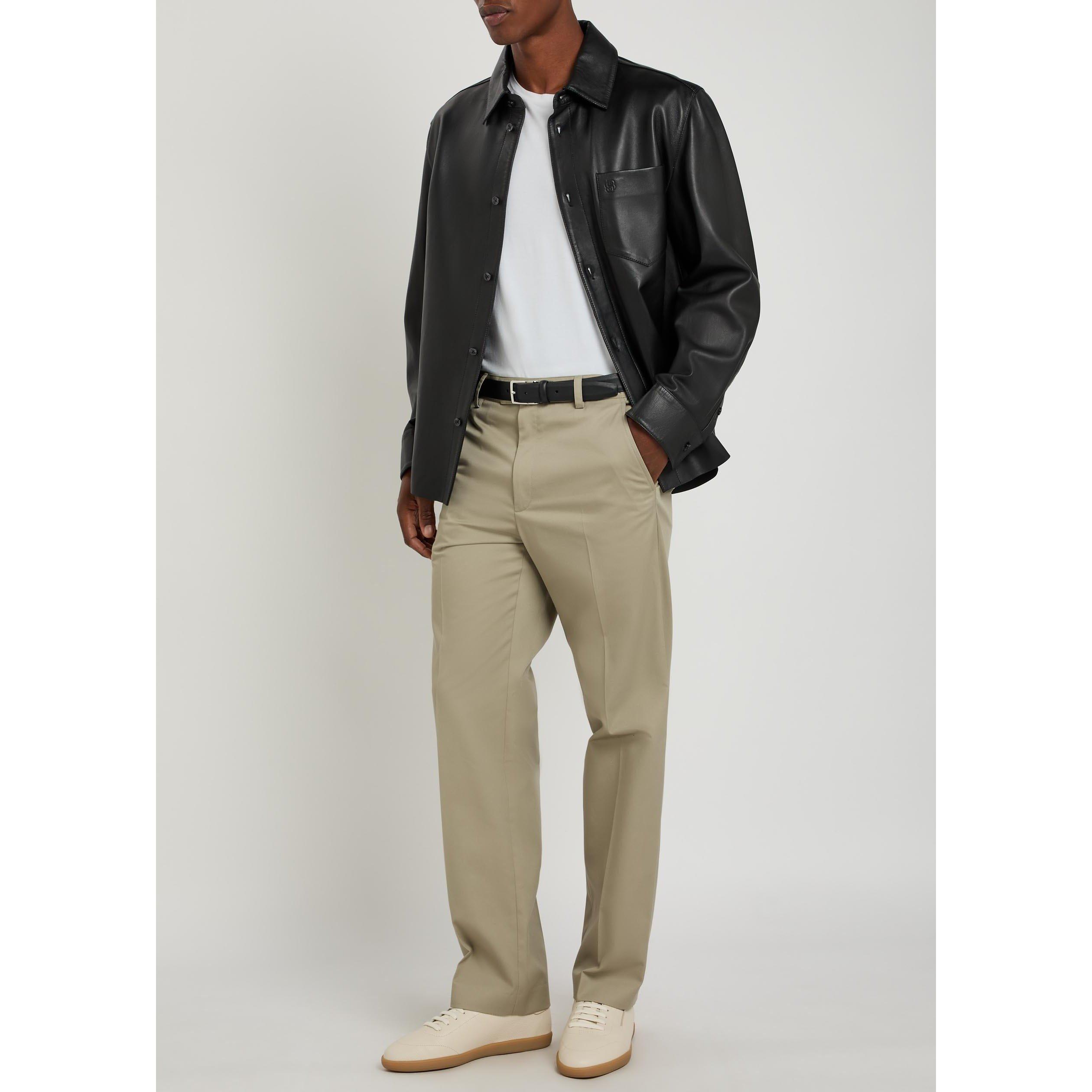 BLACK - Boss - Men's Movitz Leather Jacket - 5