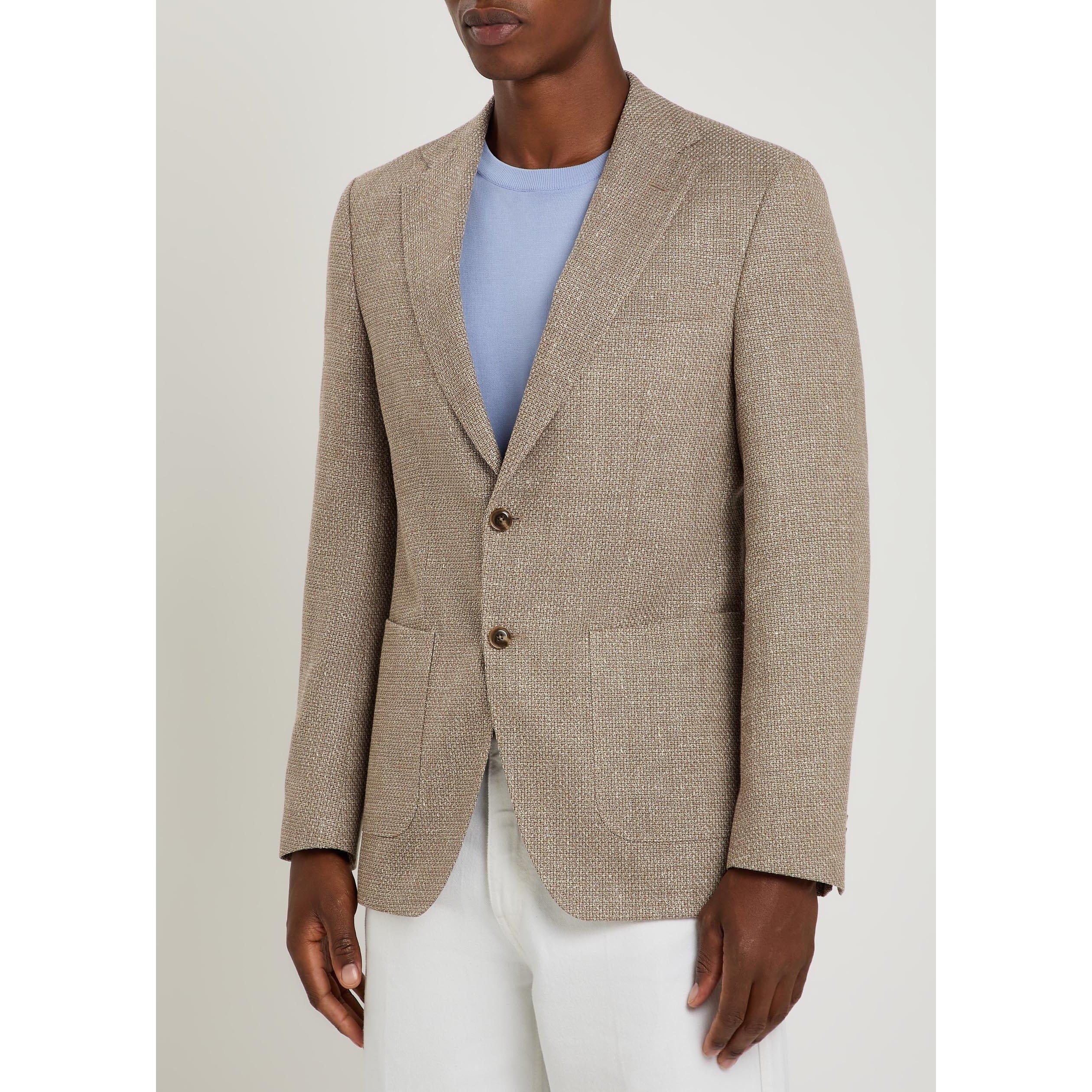 BEIGE - Boss - Men's Hutson Slim-Fit Blazer - 2