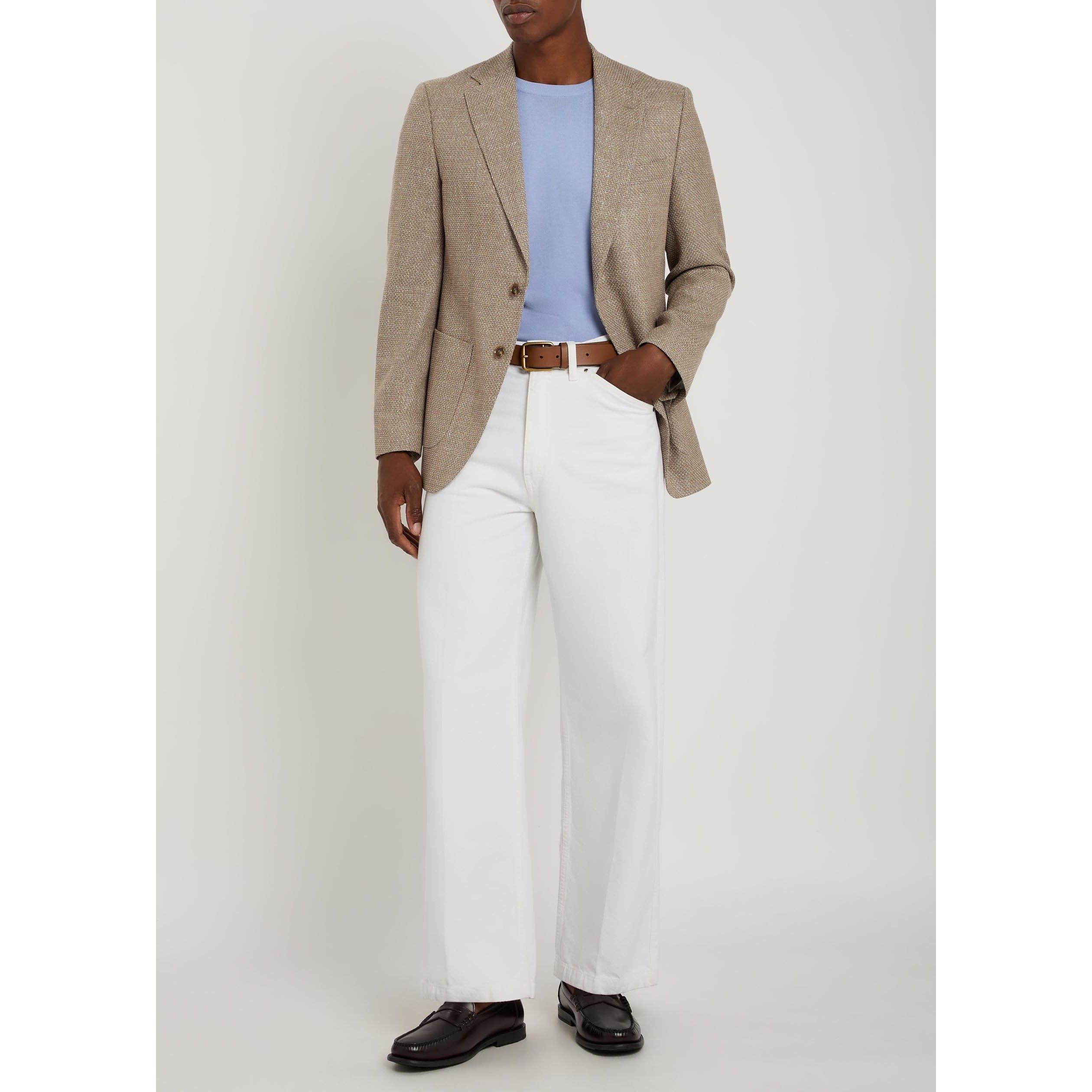 BEIGE - Boss - Men's Hutson Slim-Fit Blazer - 5