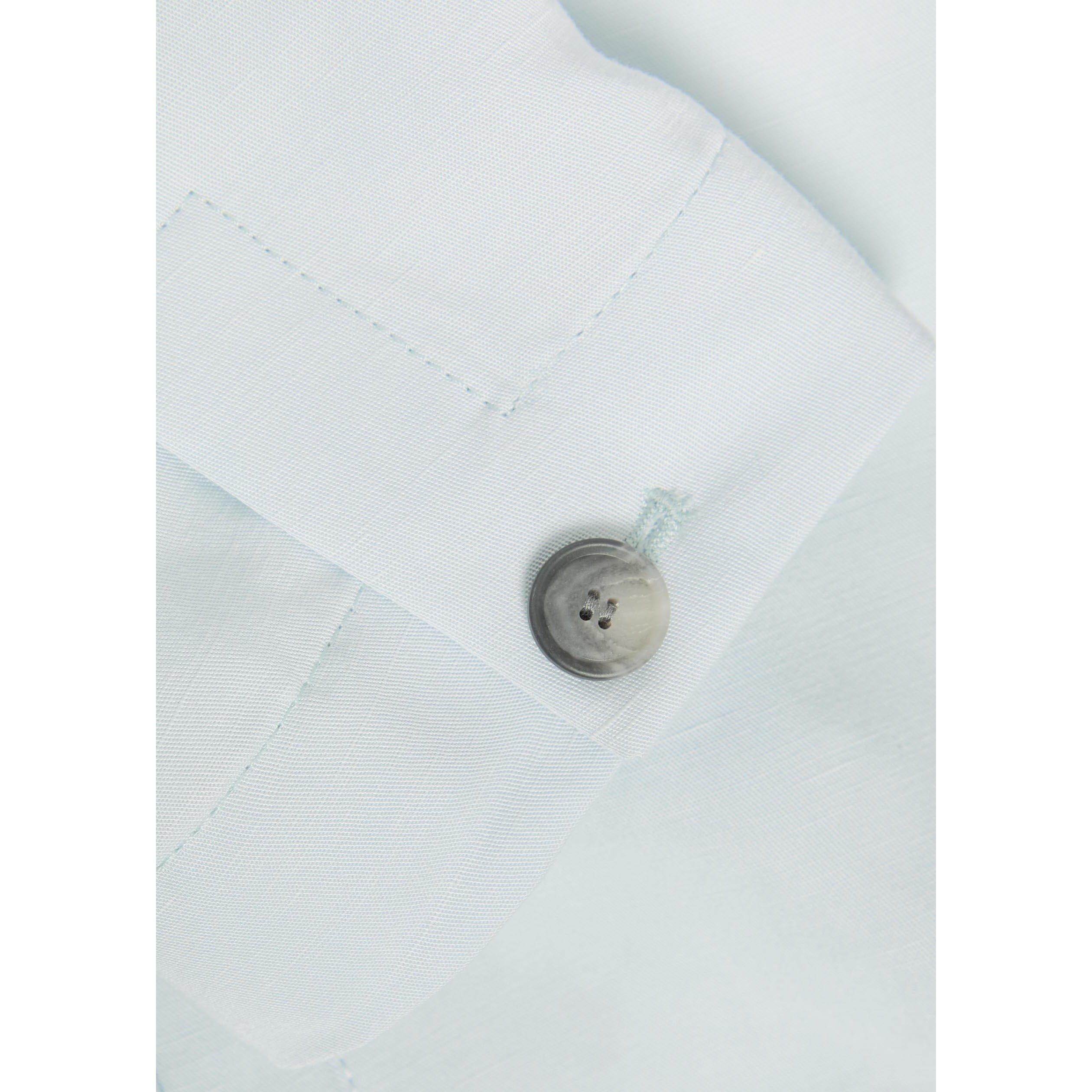 LIGHT BLUE - Boss - Men's Carper Linen Overshirt - 4