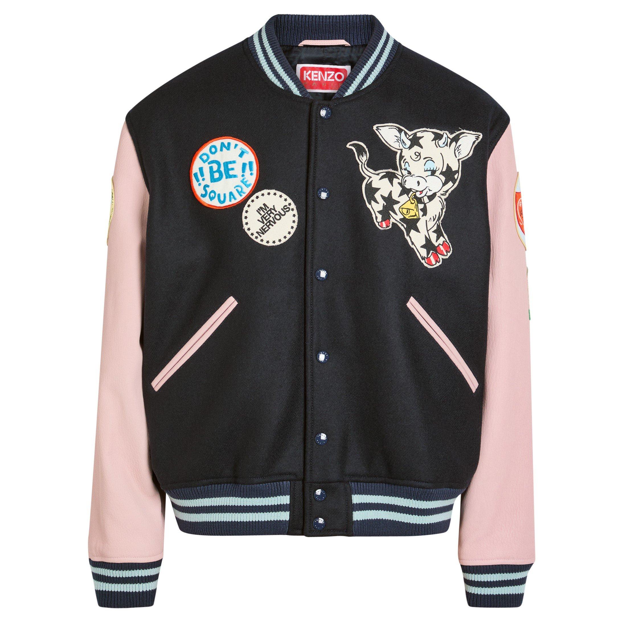NAVY - Kenzo - KENZO VARSITY JACKET - 1