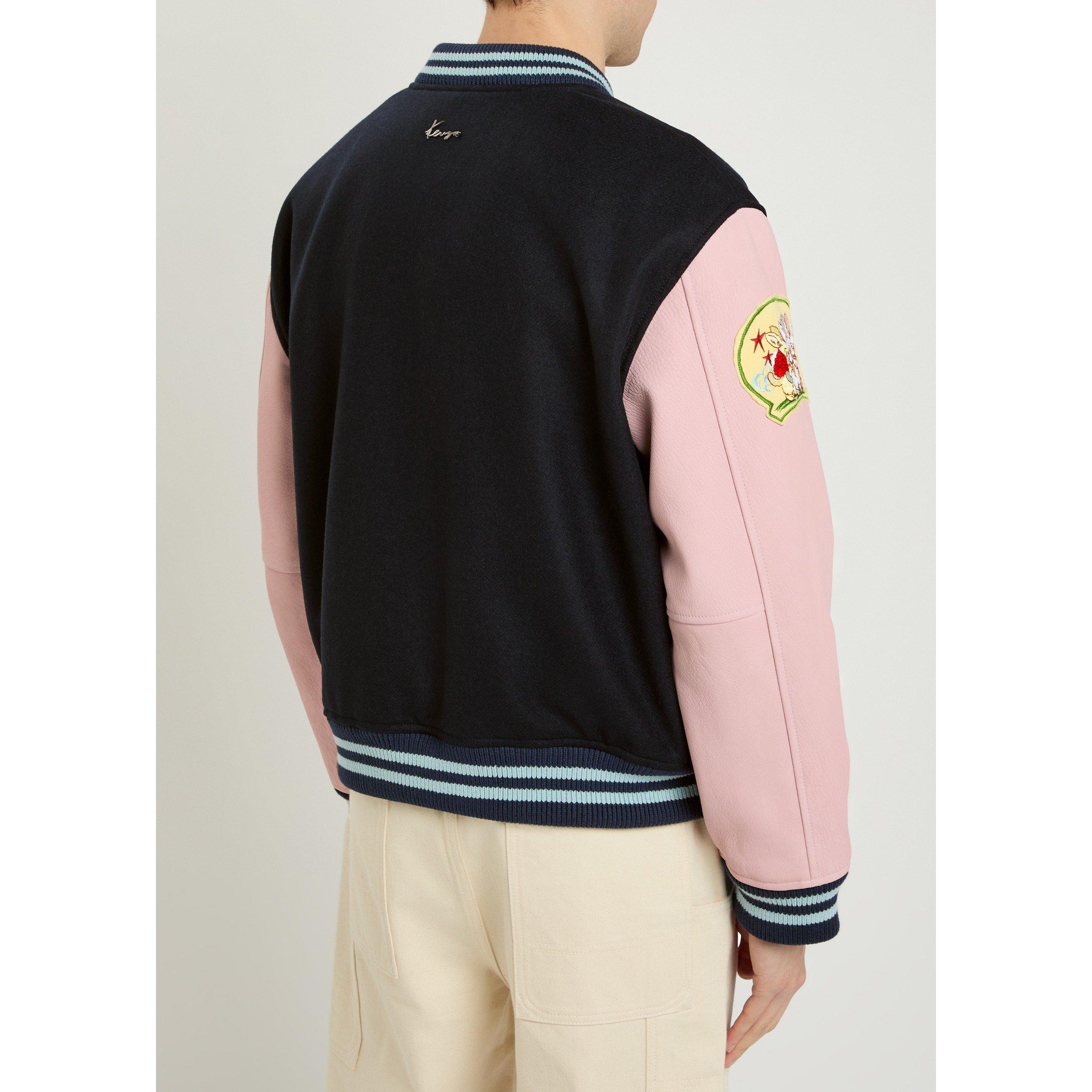 NAVY - Kenzo - KENZO VARSITY JACKET - 3